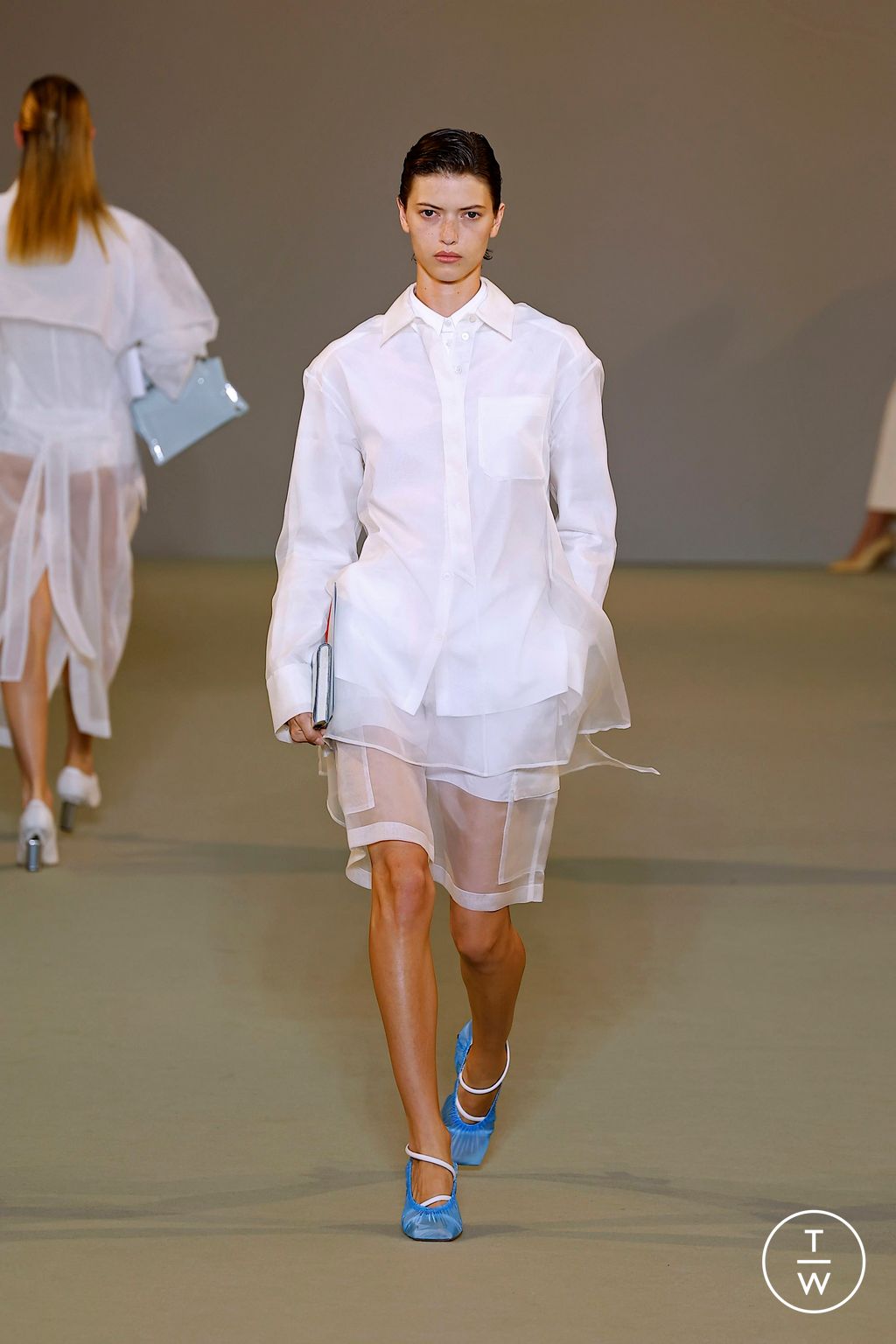 Fashion Week Milan Spring/Summer 2025 look 2 from the Del Core collection 女装