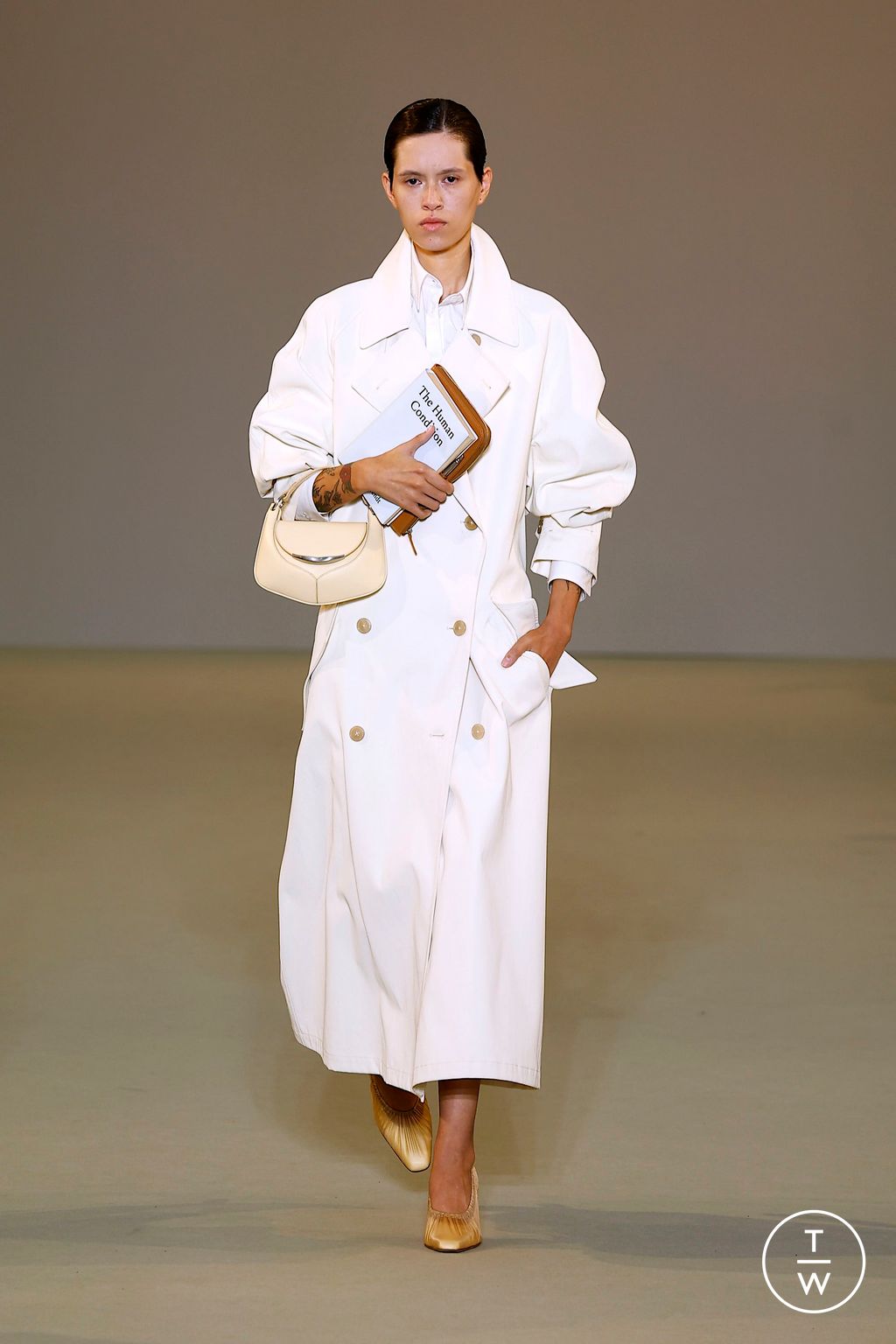 Fashion Week Milan Spring/Summer 2025 look 3 from the Del Core collection 女装