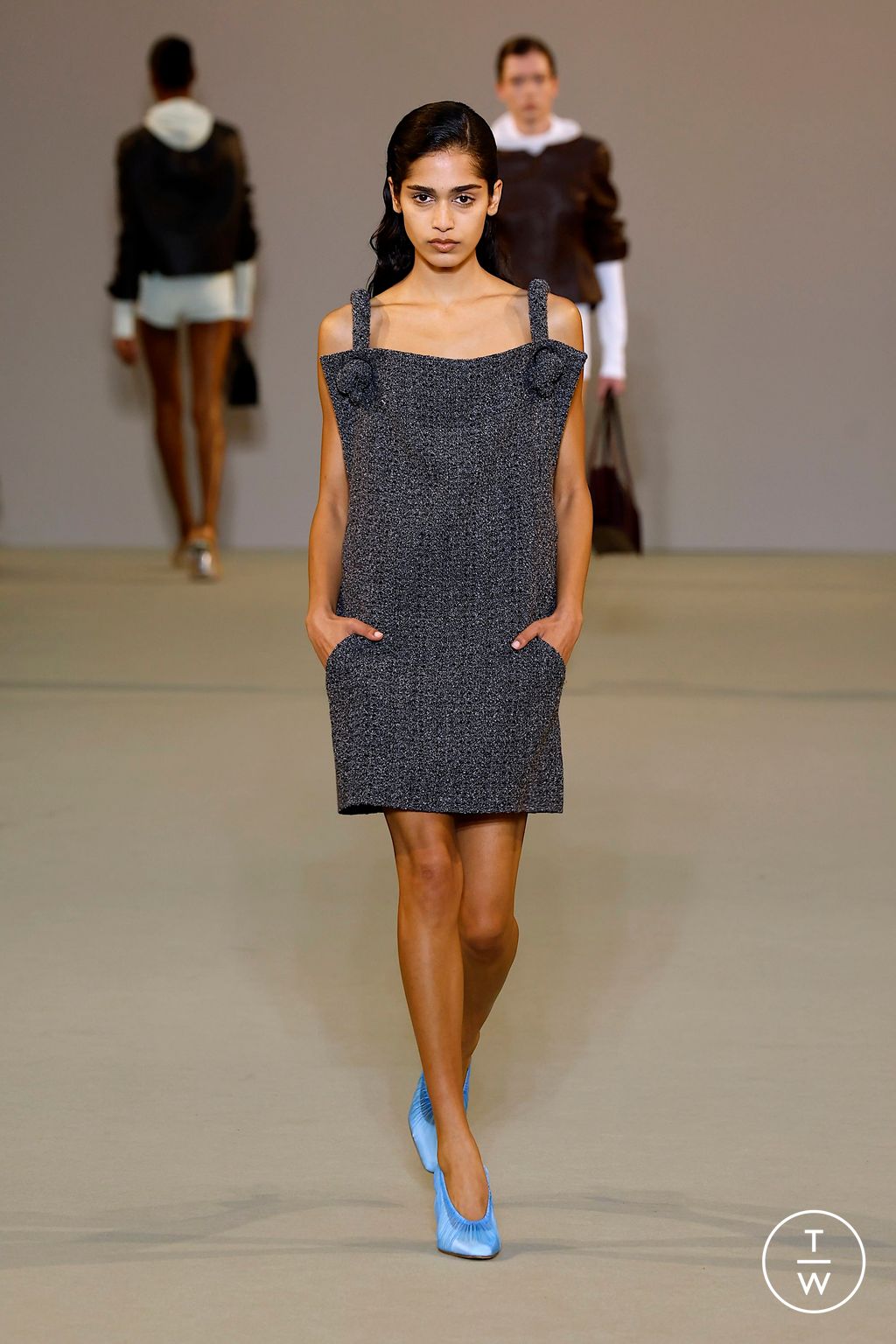 Fashion Week Milan Spring/Summer 2025 look 11 from the Del Core collection 女装