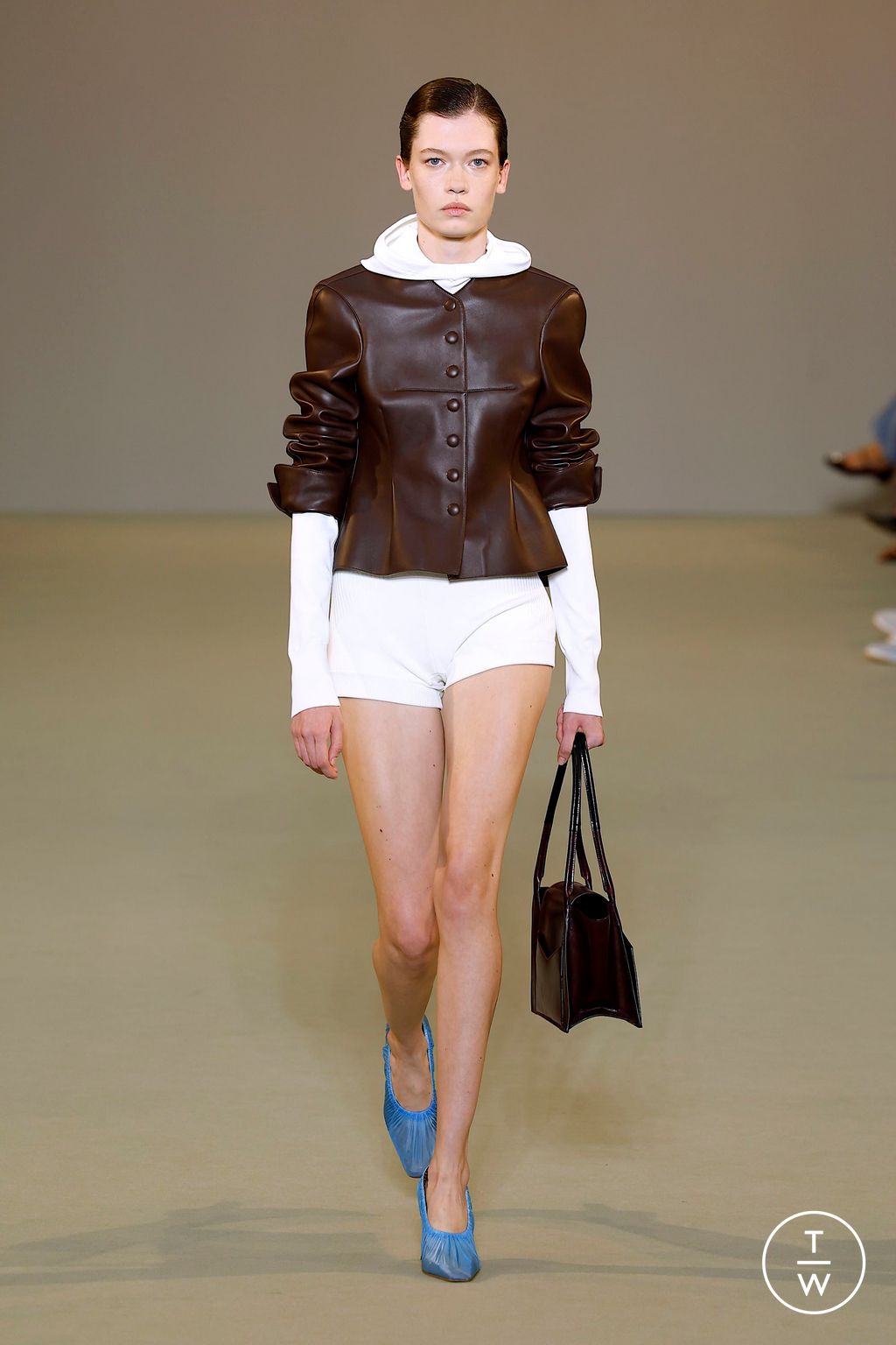 Fashion Week Milan Spring-Summer 2025 look 12 from the Del Core collection womenswear