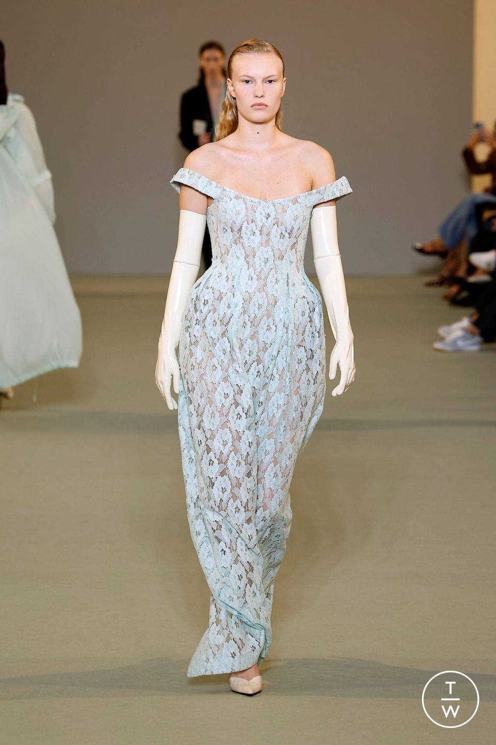 Fashion Week Milan Spring/Summer 2025 look 20 from the Del Core collection 女装