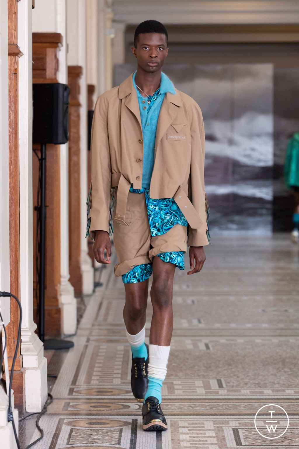 Fashion Week Paris Spring/Summer 2024 look 14 from the Denzil Patrick collection menswear