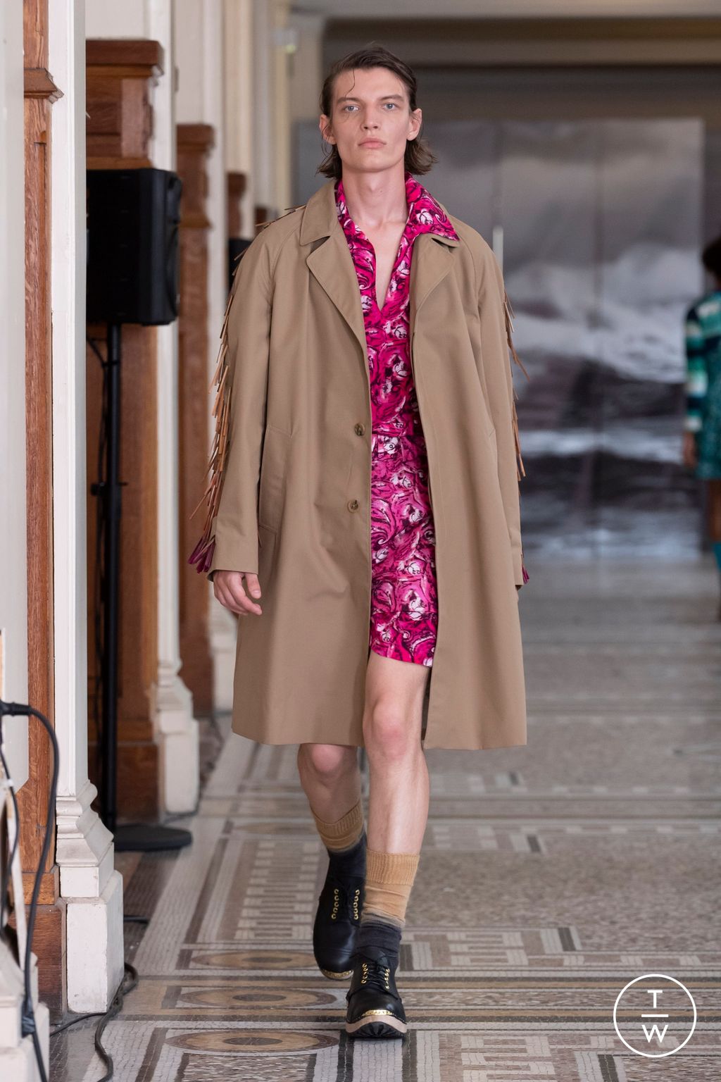 Fashion Week Paris Spring/Summer 2024 look 15 from the Denzil Patrick collection menswear