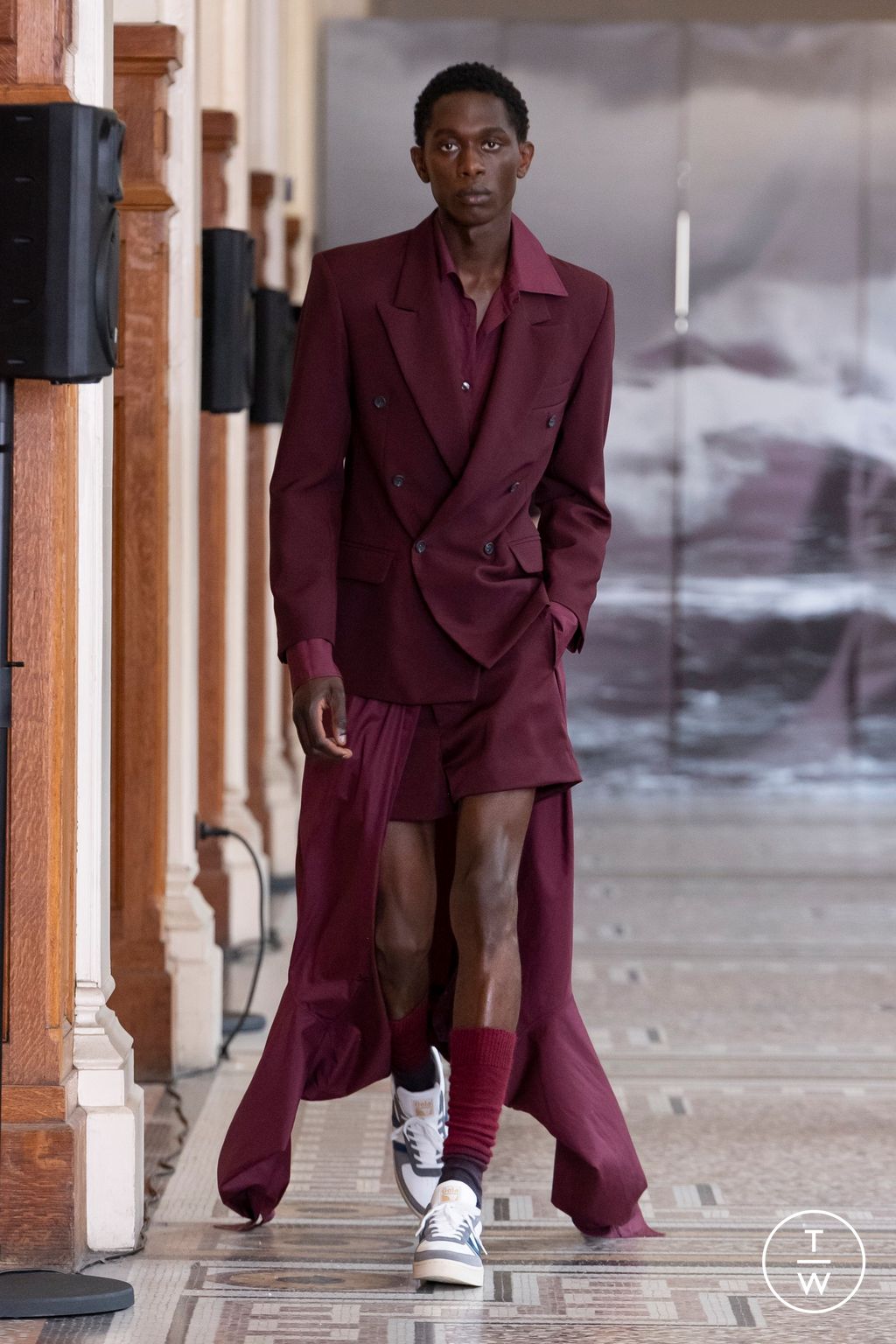 Fashion Week Paris Spring/Summer 2024 look 29 from the Denzil Patrick collection menswear