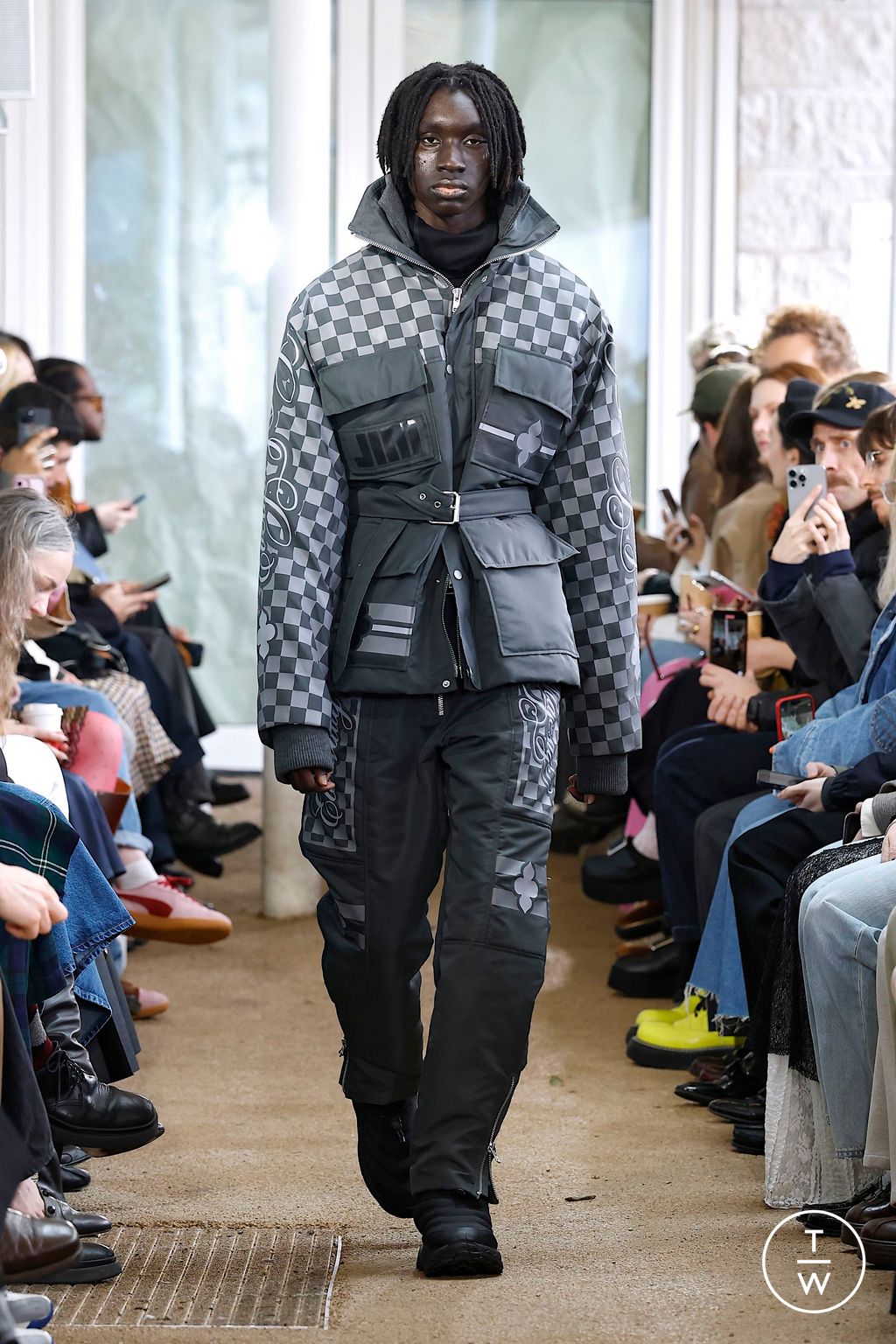 Fashion Week London Fall/Winter 2025 look 3 from the Denzil Patrick collection menswear