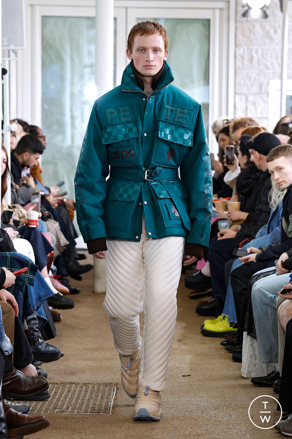 Fashion Week London Fall/Winter 2025 look 16 from the Denzil Patrick collection menswear