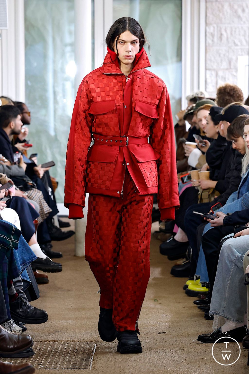 Fashion Week London Fall/Winter 2025 look 29 from the Denzil Patrick collection menswear