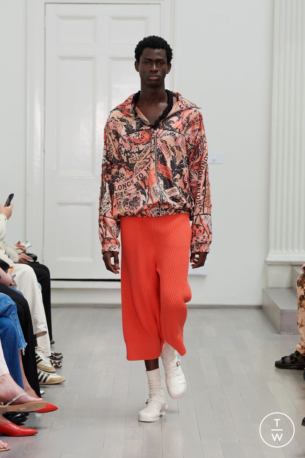 Fashion Week London Spring-Summer 2025 look 13 from the Denzil Patrick collection menswear