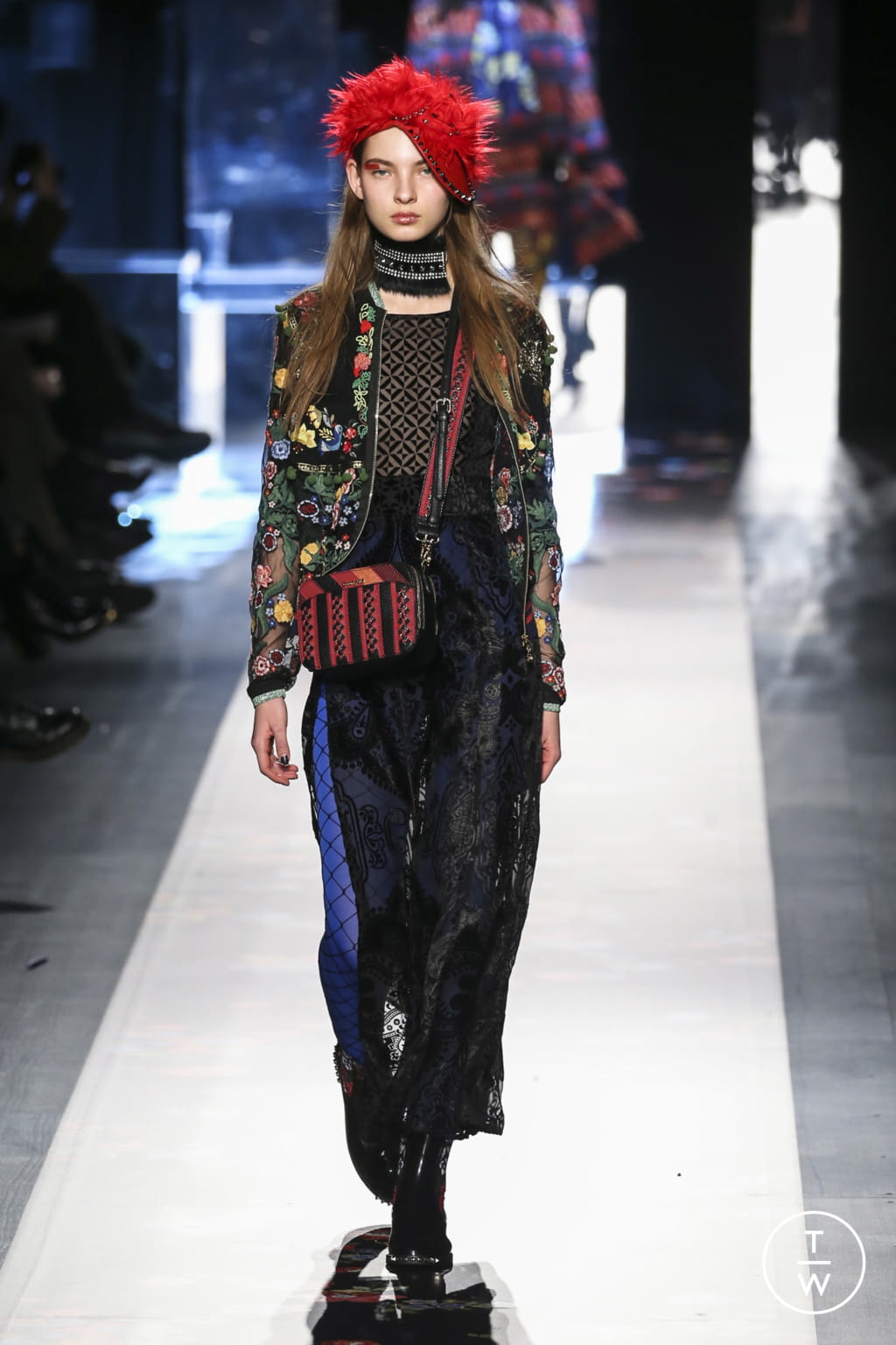 Fashion Week New York Fall/Winter 2017 look 43 from the Desigual collection womenswear