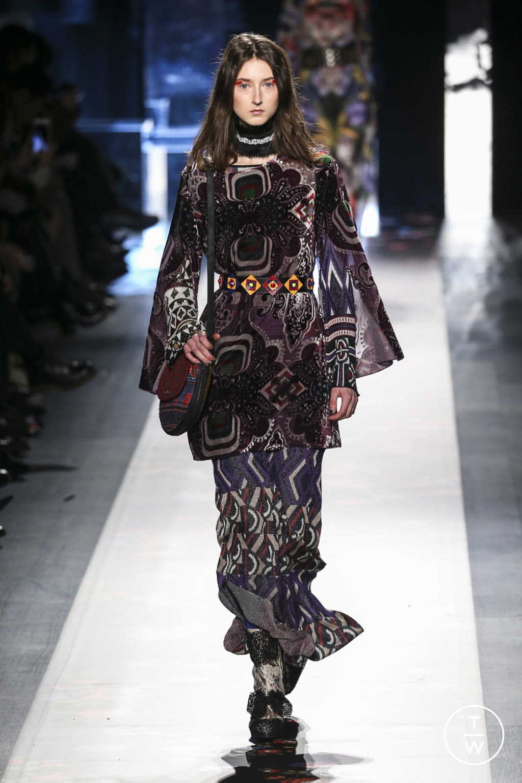 Fashion Week New York Fall/Winter 2017 look 45 from the Desigual collection 女装