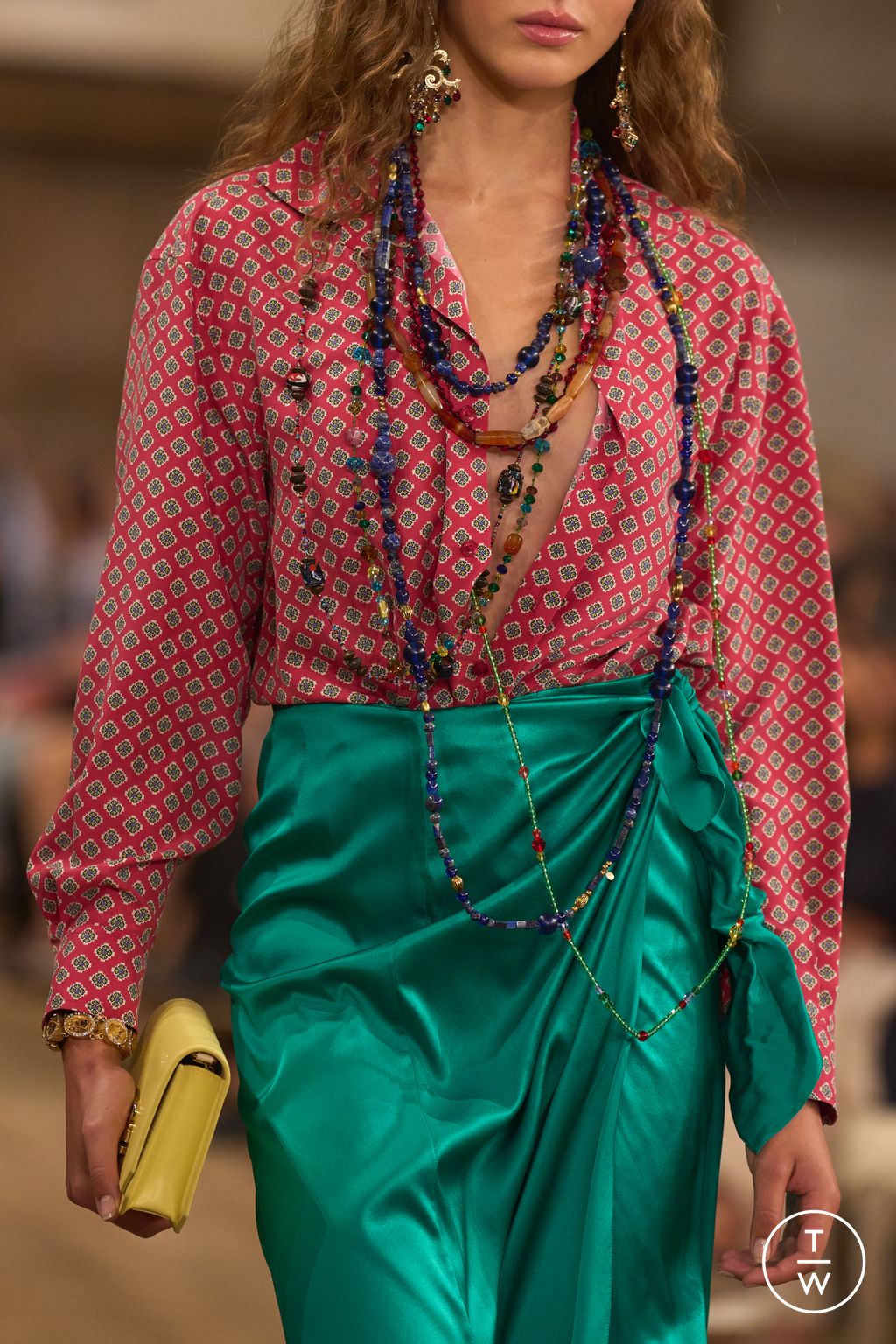 Fashion Week New York Spring/Summer 2024 look 34 from the Ralph Lauren collection womenswear accessories