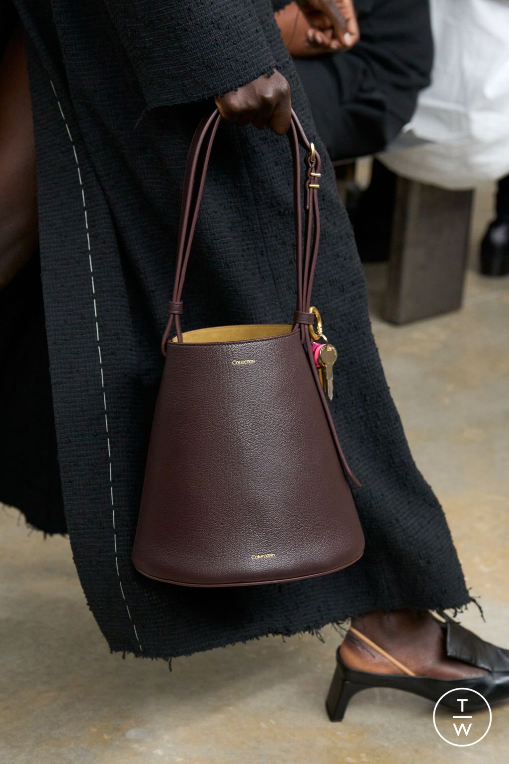 Fashion Week New York Spring/Summer 2026 look 3 de la collection Calvin Klein Collection womenswear accessories