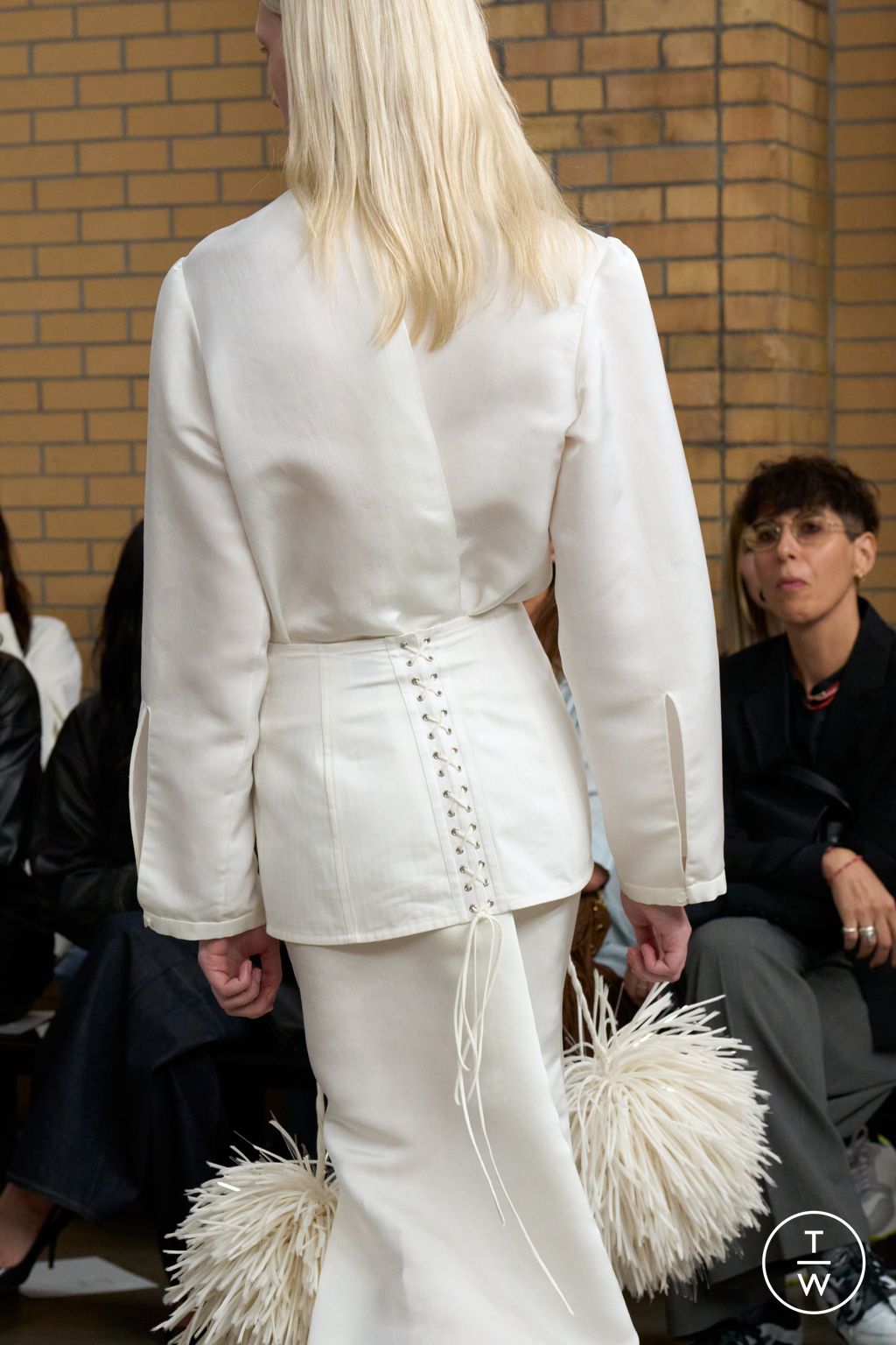 Fashion Week New York Spring/Summer 2026 look 34 de la collection Calvin Klein Collection womenswear accessories