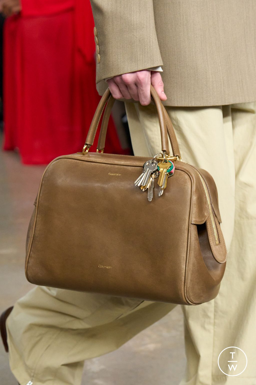 Fashion Week New York Spring/Summer 2026 look 40 de la collection Calvin Klein Collection womenswear accessories