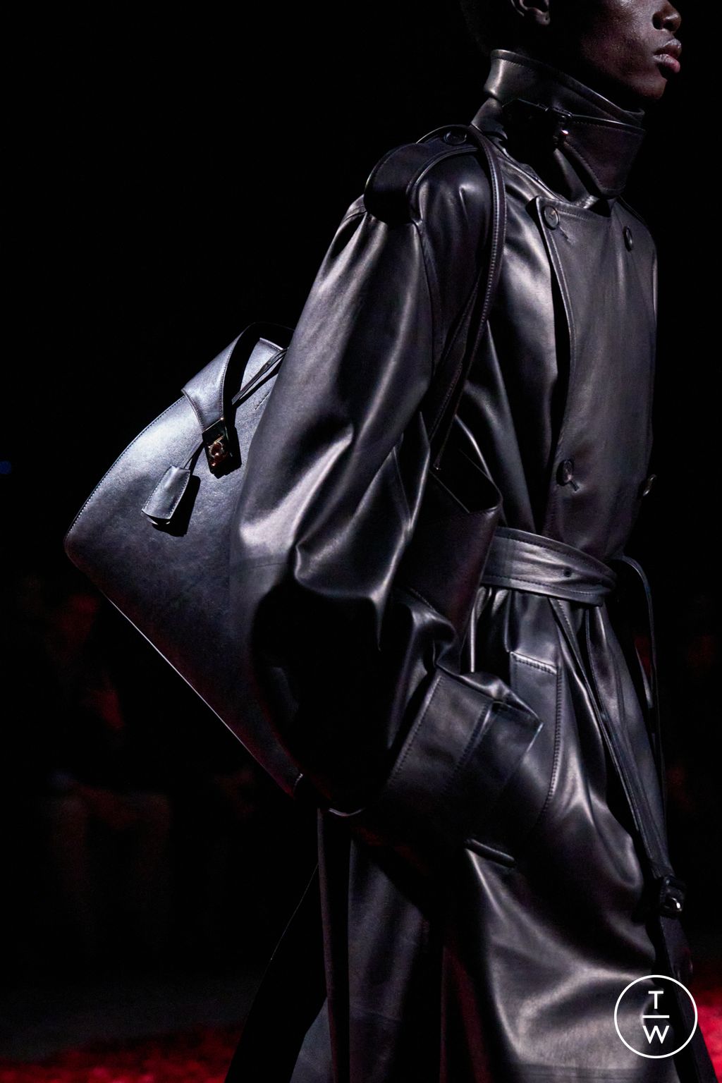 Fashion Week Milan Fall/Winter 2025 look 27 from the Ferragamo collection womenswear accessories