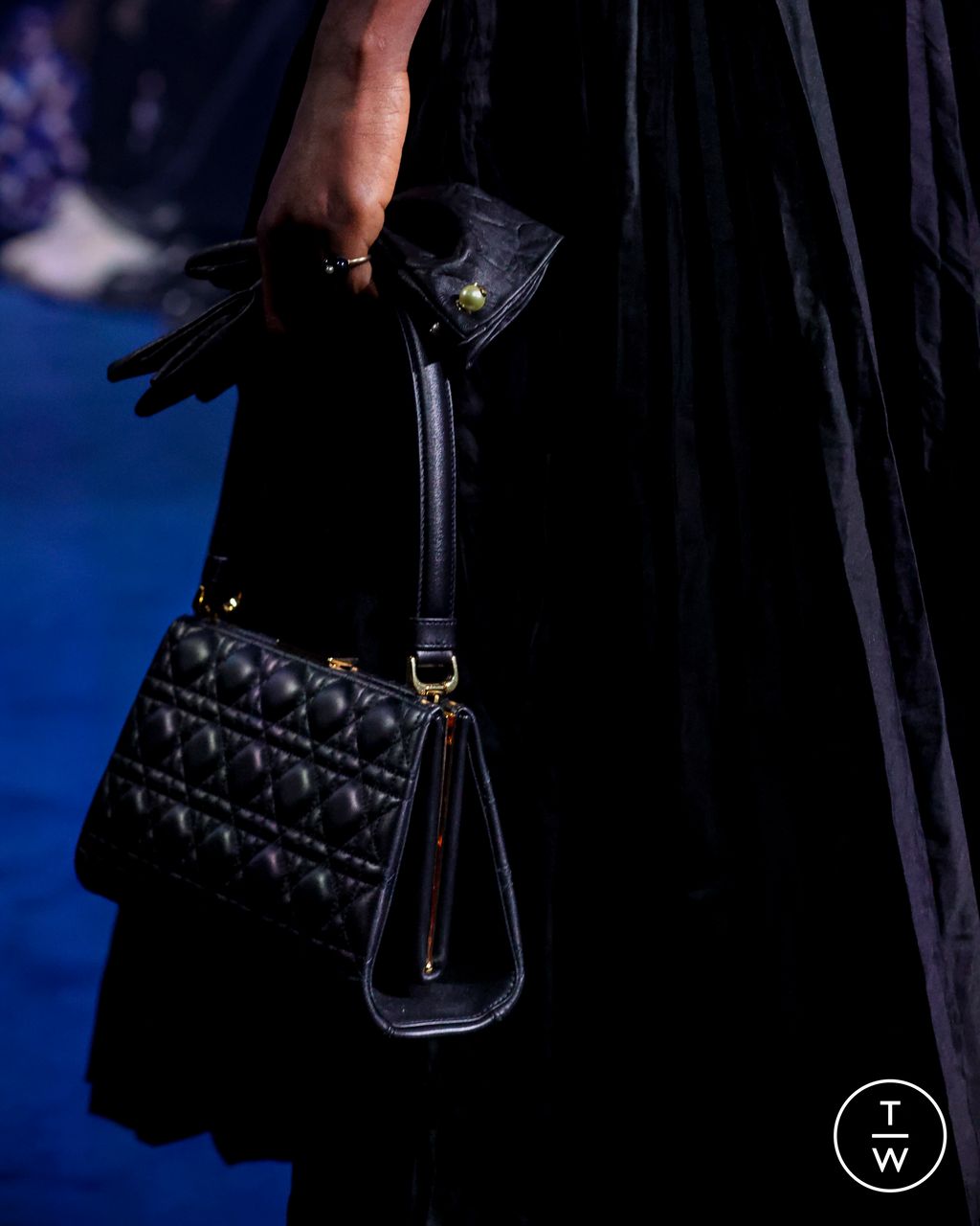 Fashion Week Paris Fall/Winter 2023 look 8 de la collection Christian Dior womenswear accessories