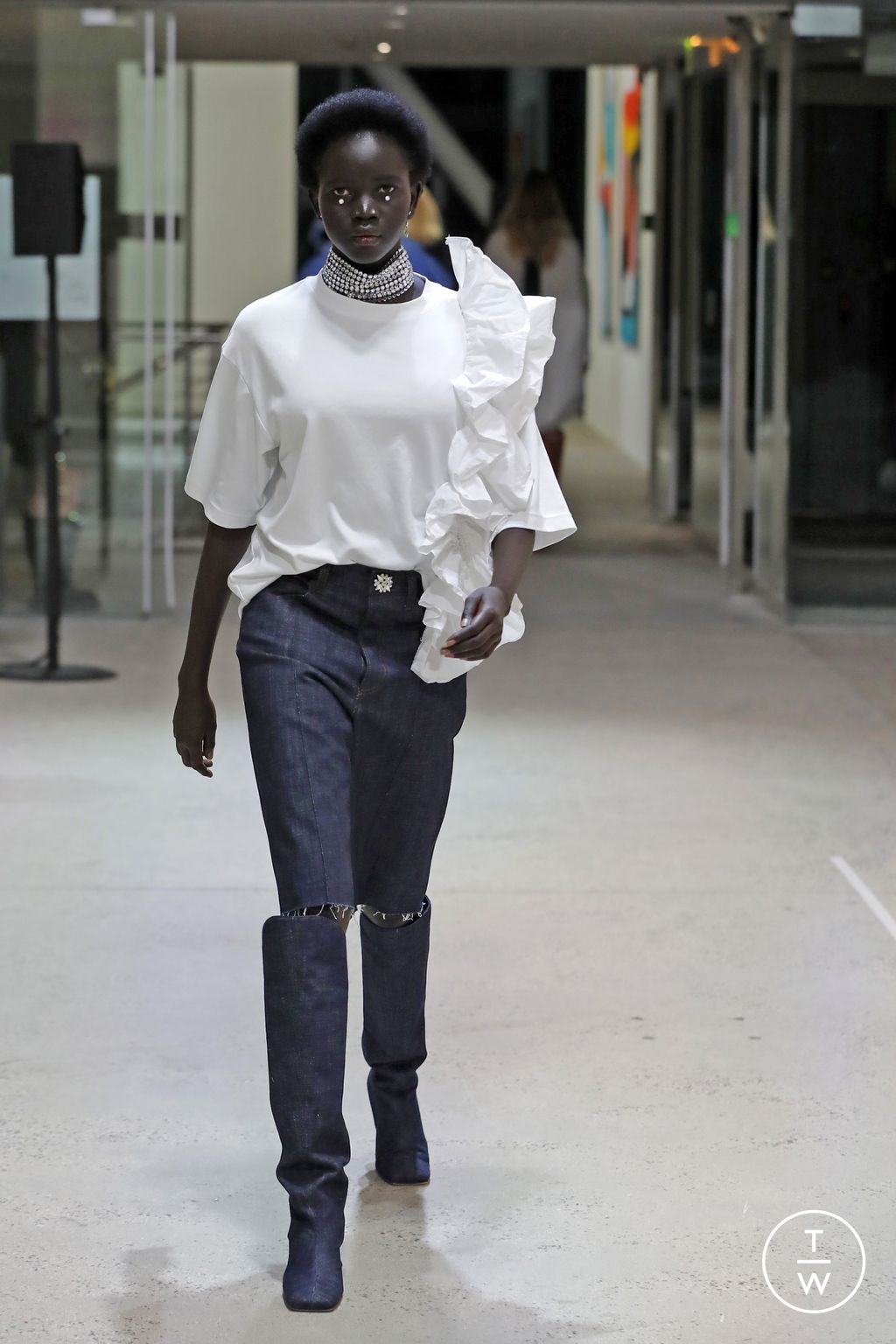 Fashion Week Paris Spring/Summer 2023 look 8 from the AZ Factory collection womenswear