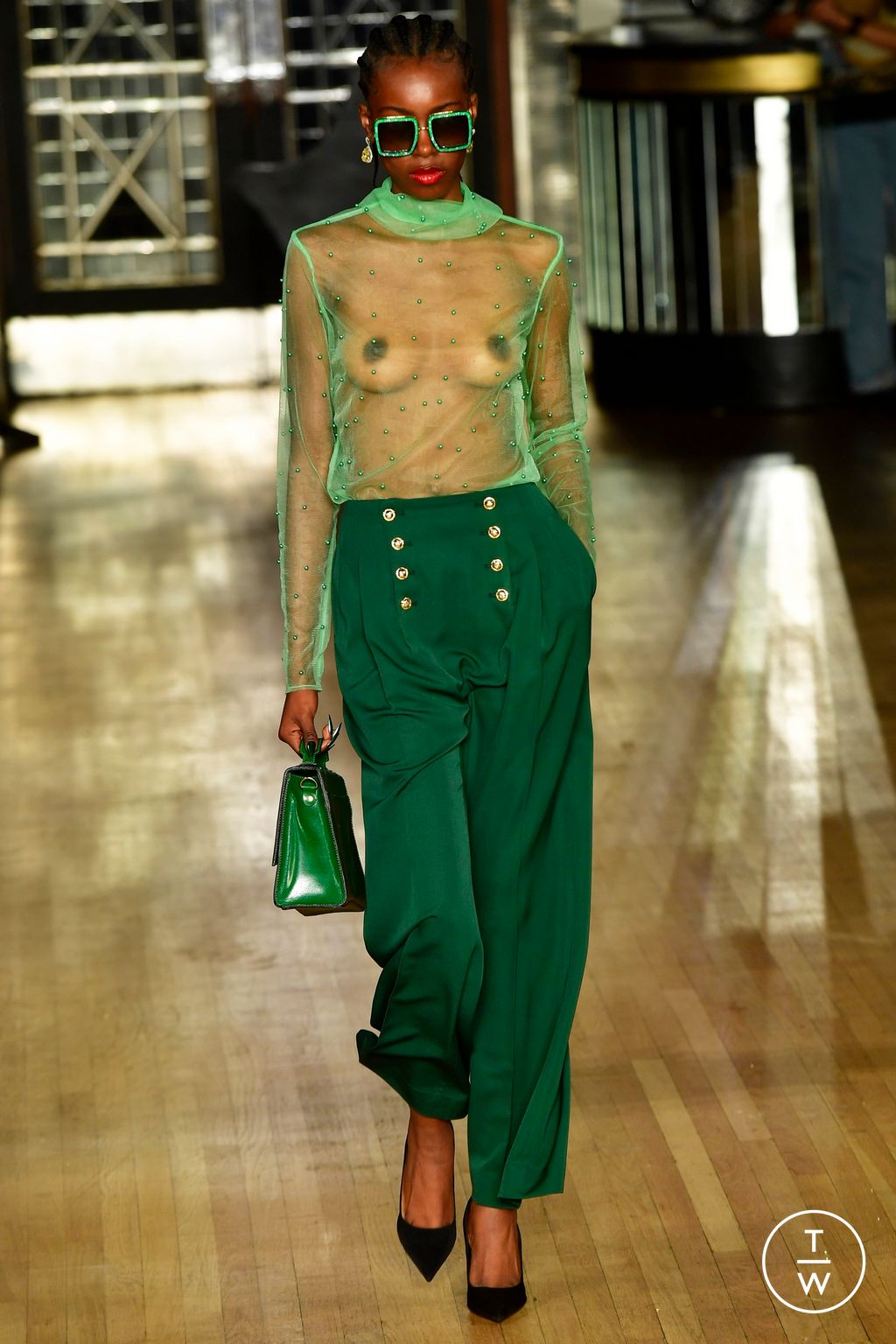 Fashion Week London Spring/Summer 2023 look 30 from the Helen Anthony collection womenswear