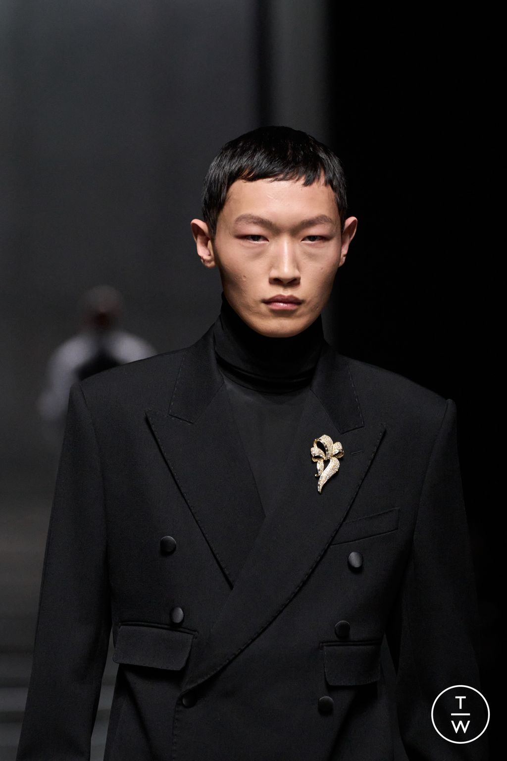 Fashion Week Milan Fall/Winter 2024 look 10 from the Dolce & Gabbana collection menswear accessories