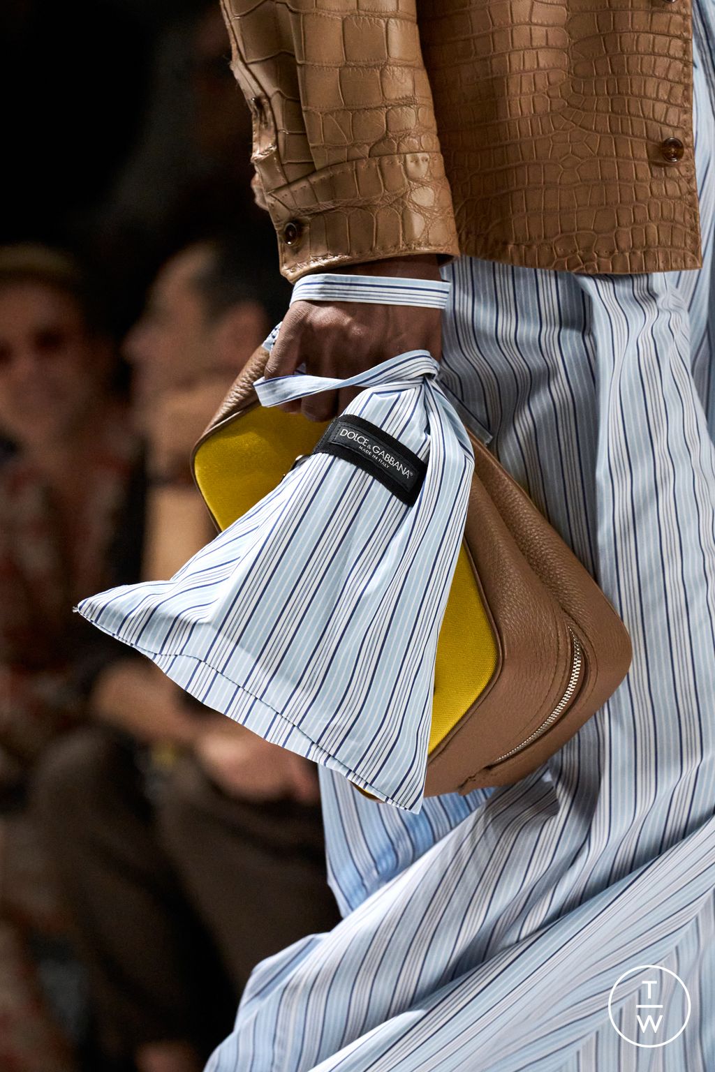 Fashion Week Milan Spring/Summer 2026 look 42 from the Dolce & Gabbana collection menswear accessories