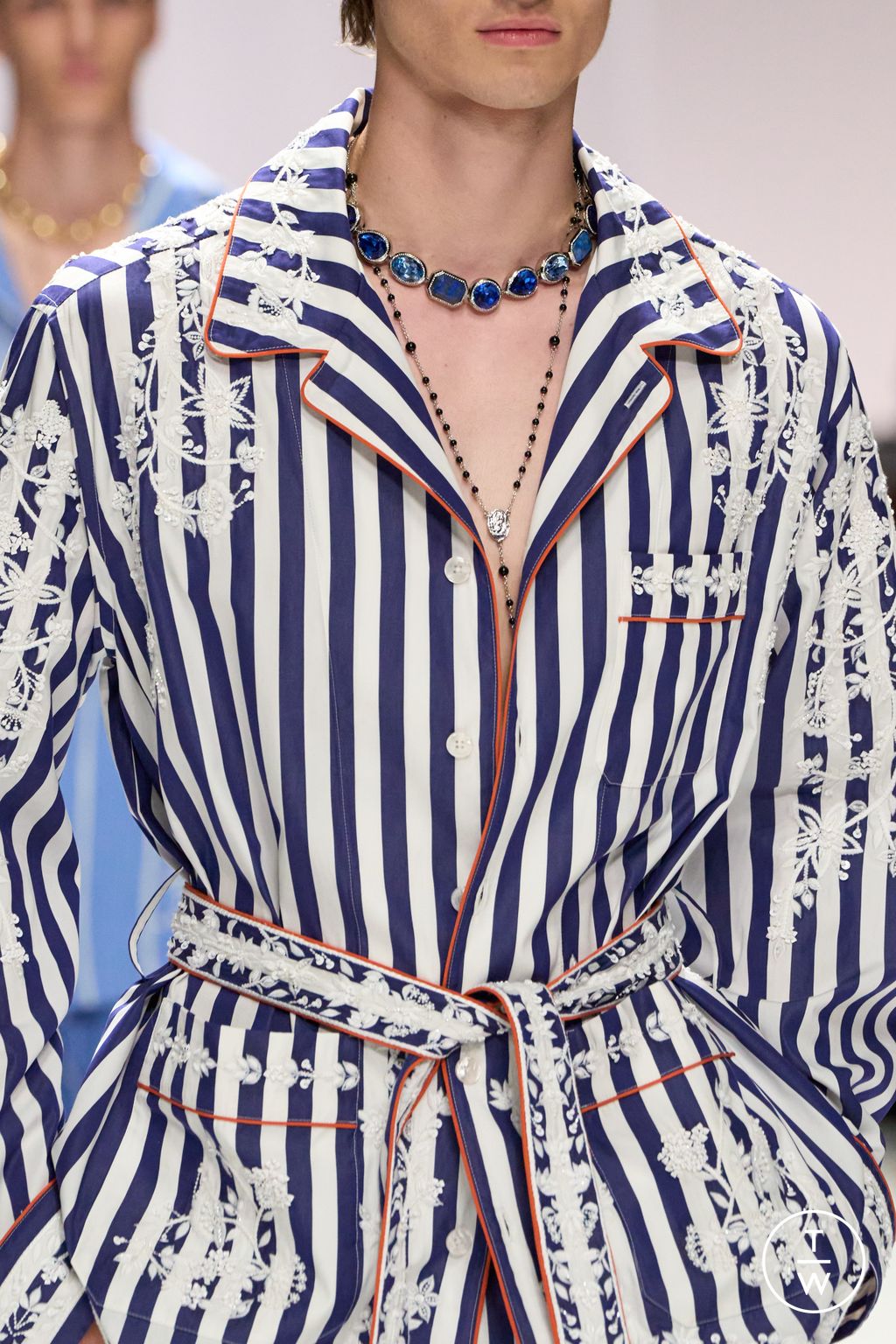 Fashion Week Milan Spring/Summer 2026 look 48 from the Dolce & Gabbana collection menswear accessories