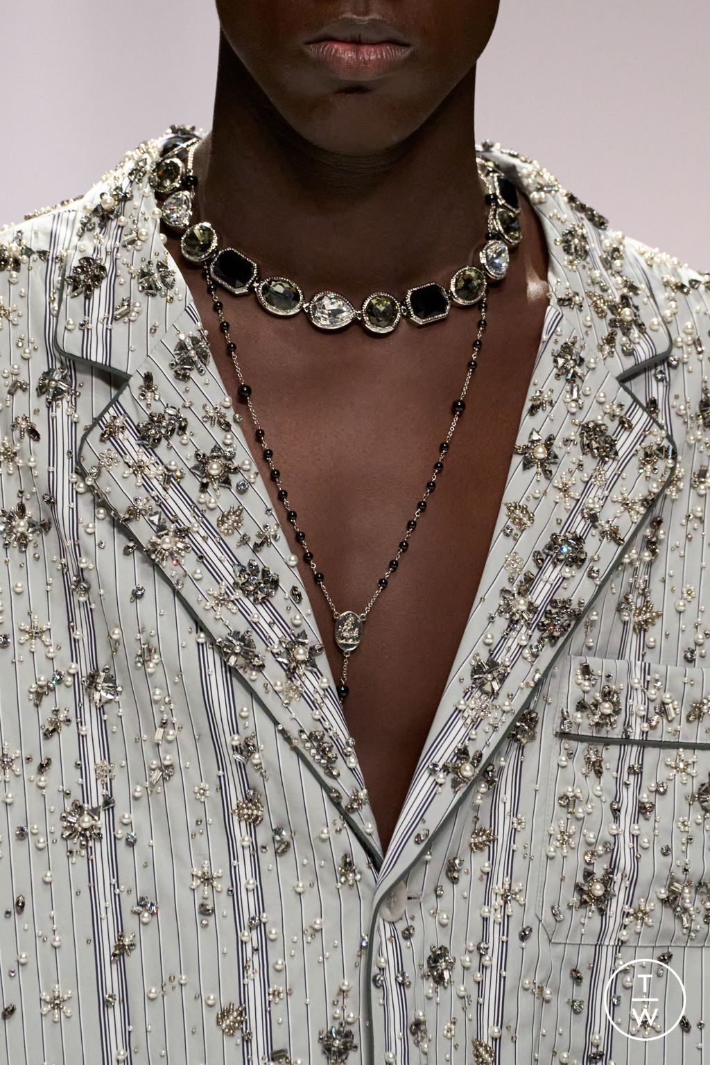 Fashion Week Milan Spring/Summer 2026 look 51 from the Dolce & Gabbana collection menswear accessories