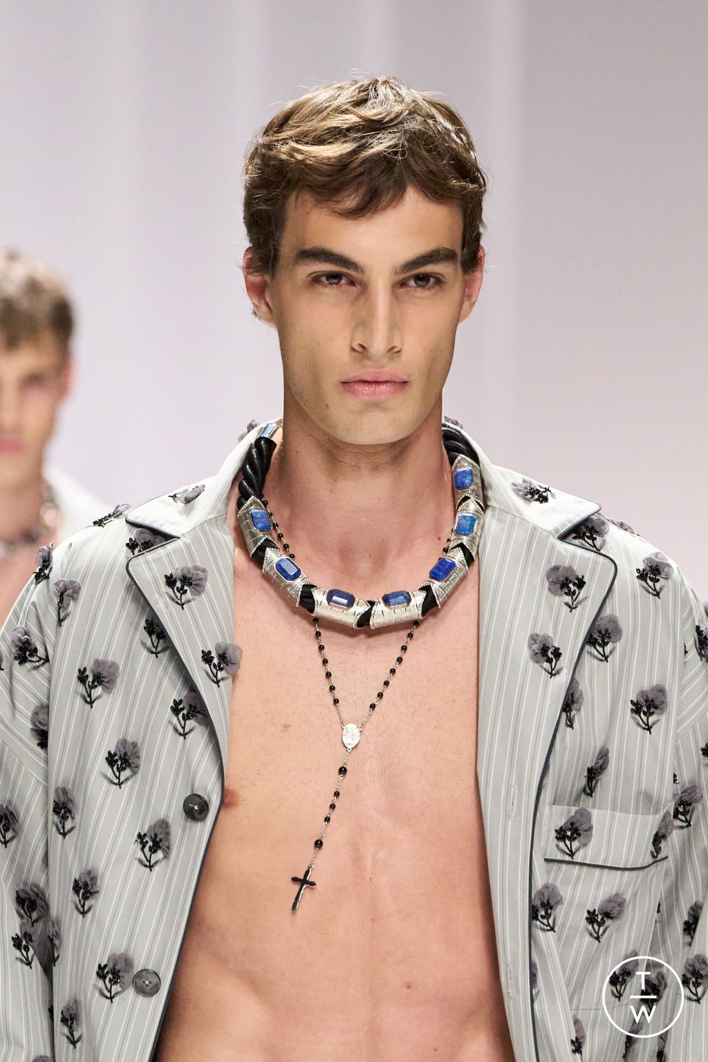 Fashion Week Milan Spring/Summer 2026 look 52 from the Dolce & Gabbana collection menswear accessories