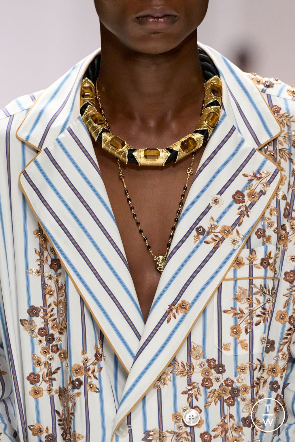 Fashion Week Milan Spring/Summer 2026 look 55 from the Dolce & Gabbana collection menswear accessories