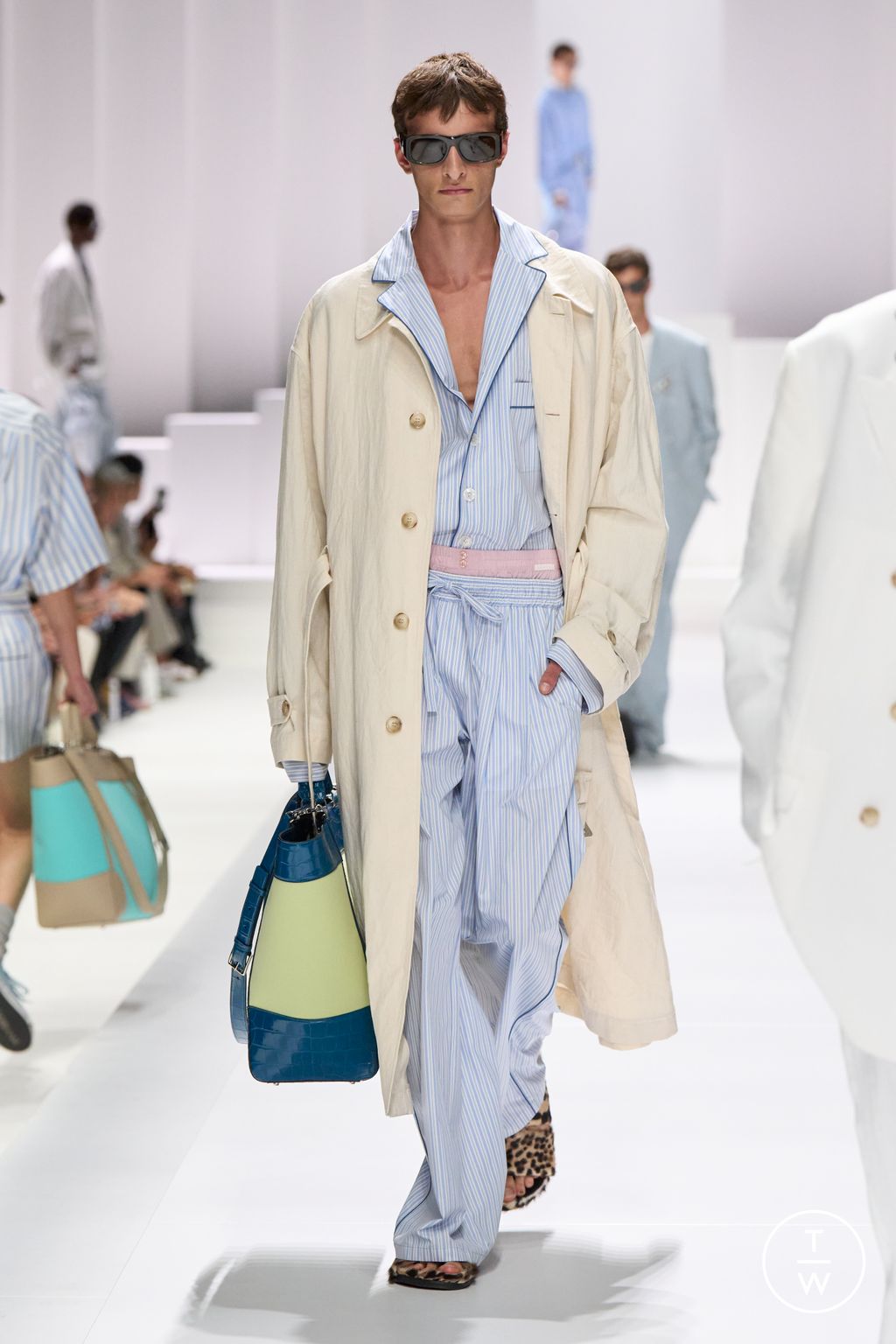 Fashion Week Milan Spring/Summer 2026 look 13 from the Dolce & Gabbana collection menswear