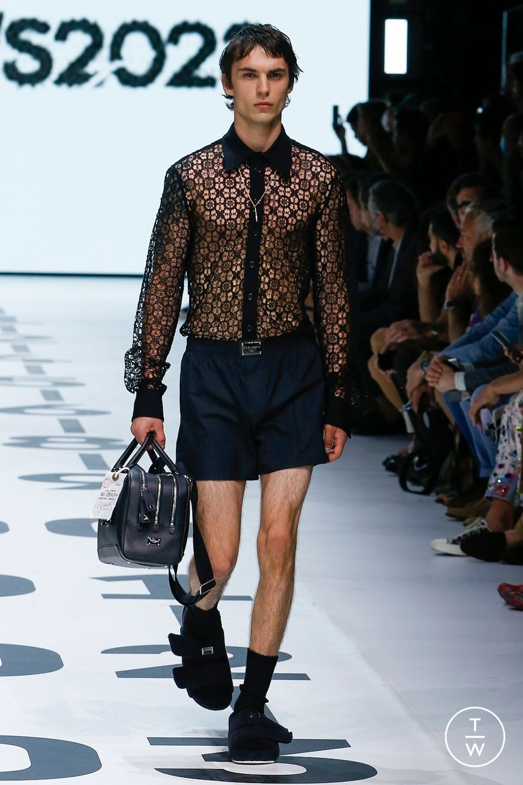 Fashion Week Milan Spring/Summer 2023 look 5 de la collection Dolce & Gabbana menswear