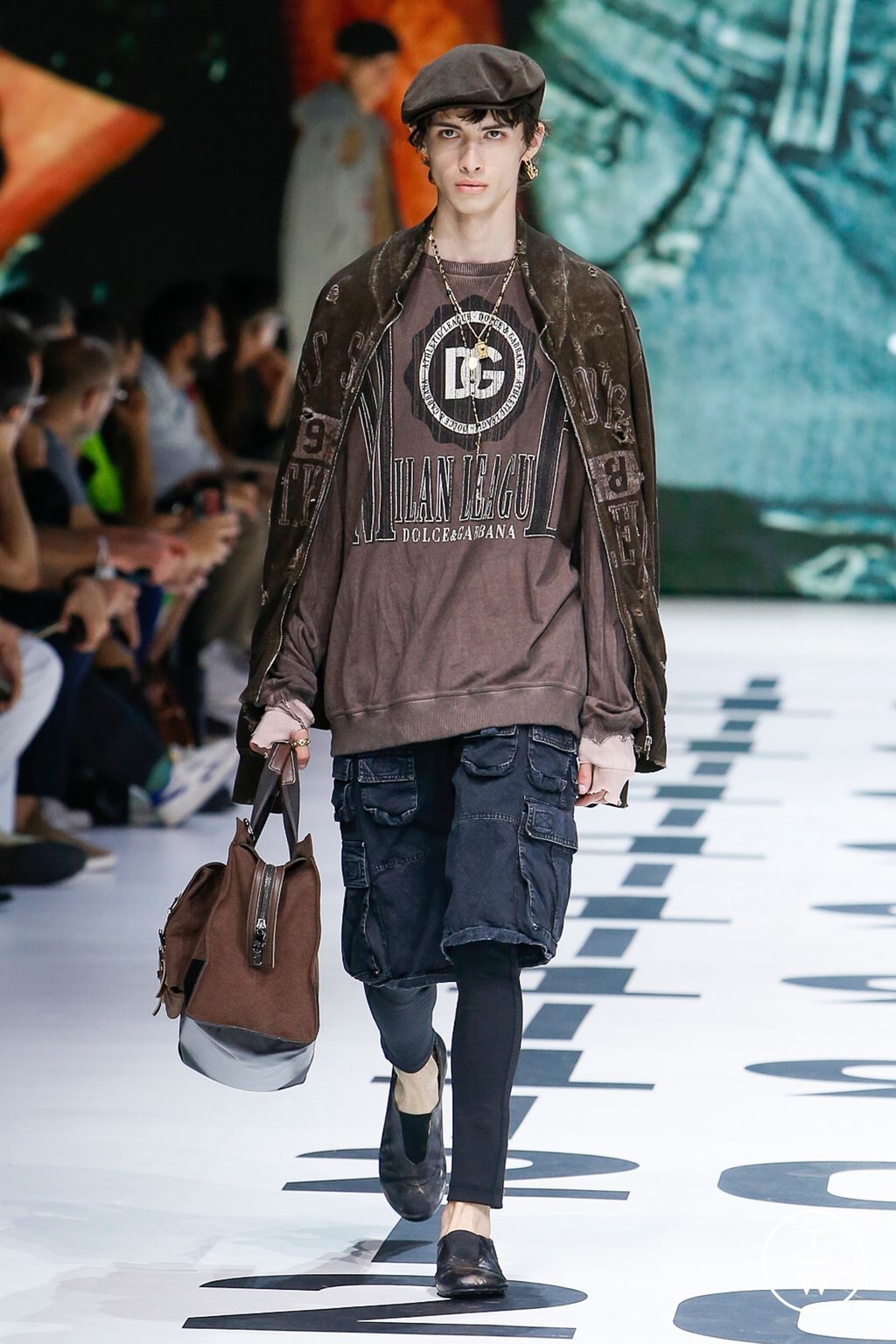 Fashion Week Milan Spring/Summer 2023 look 81 from the Dolce & Gabbana collection menswear
