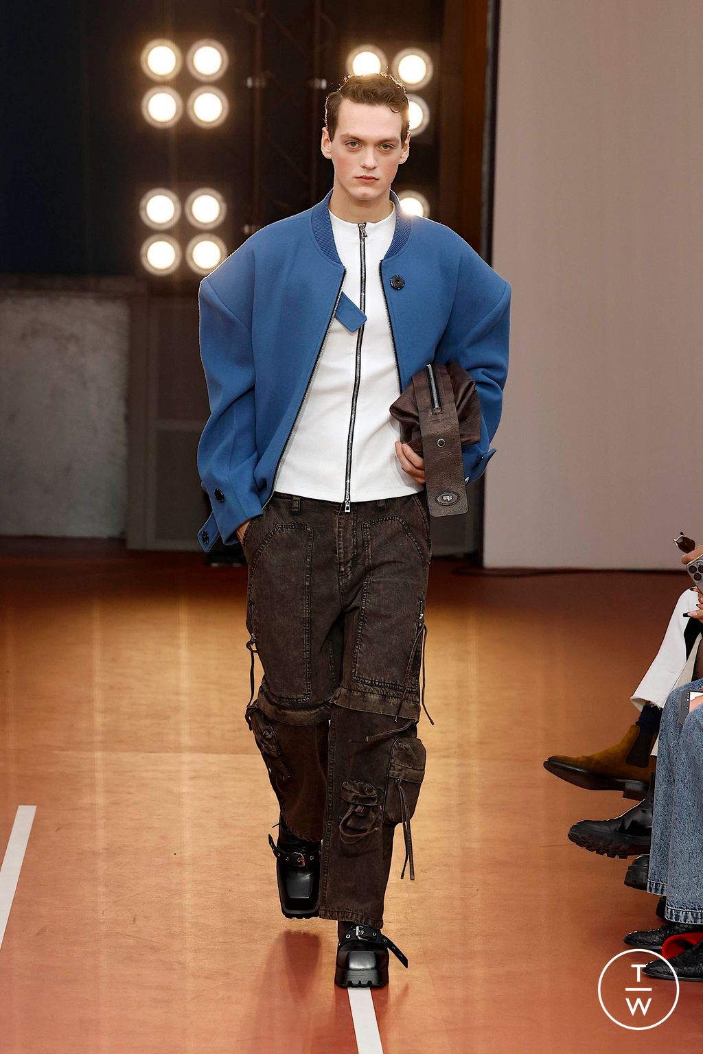Fashion Week Milan Fall/Winter 2024 look 5 from the Dhruv-Kapoor collection menswear