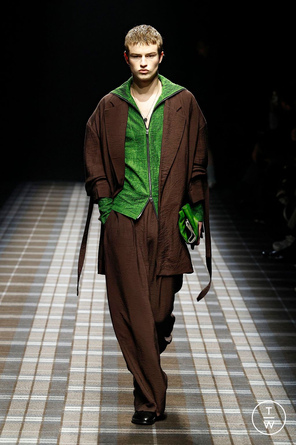 Fashion Week Milan Fall/Winter 2025 look 14 from the Dhruv Kapoor collection menswear