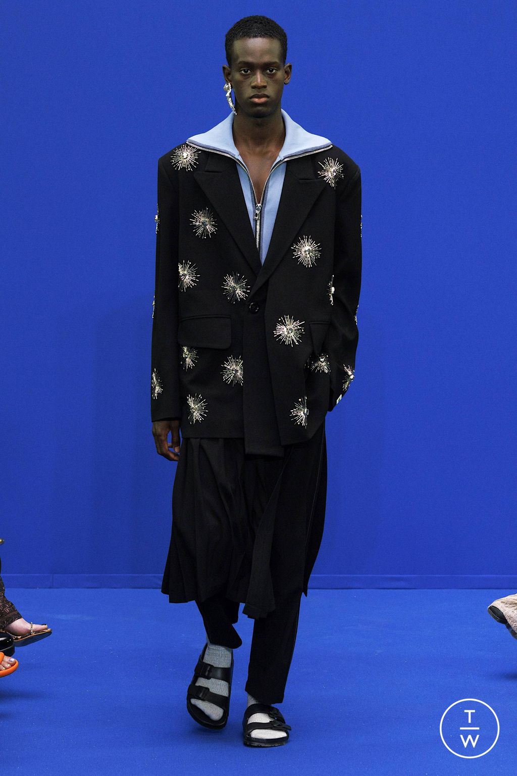 Fashion Week Milan Spring/Summer 2024 look 1 from the Dhruv-Kapoor collection 男装