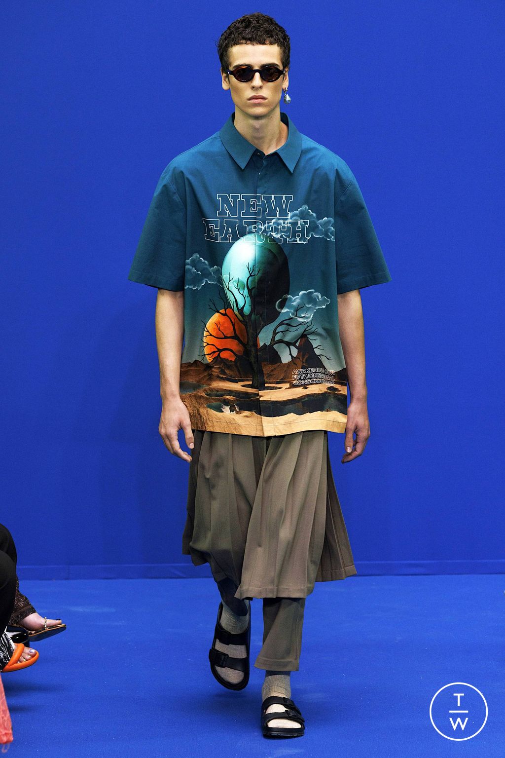 Fashion Week Milan Spring/Summer 2024 look 4 from the Dhruv-Kapoor collection 男装