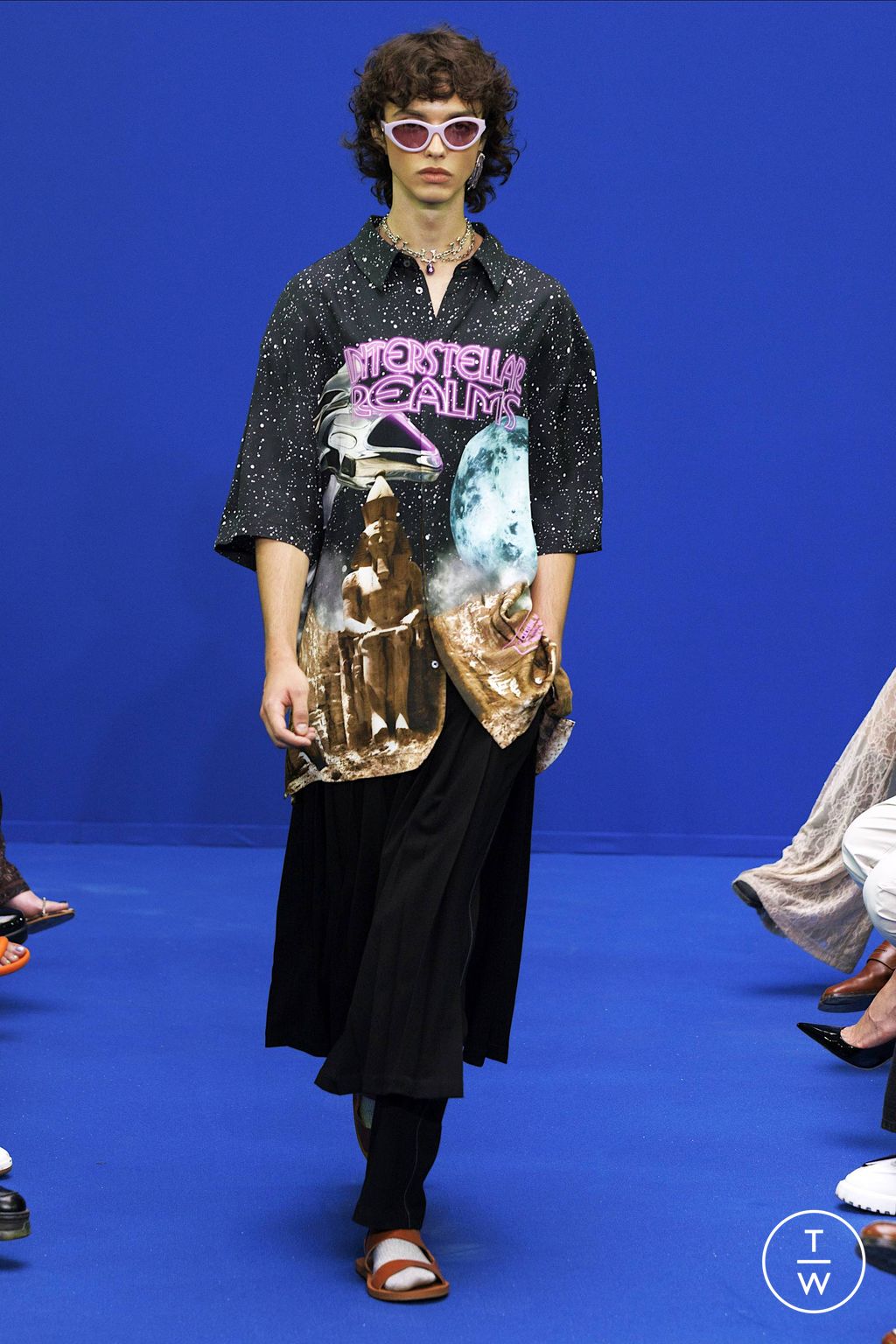 Fashion Week Milan Spring/Summer 2024 look 5 de la collection Dhruv-Kapoor menswear