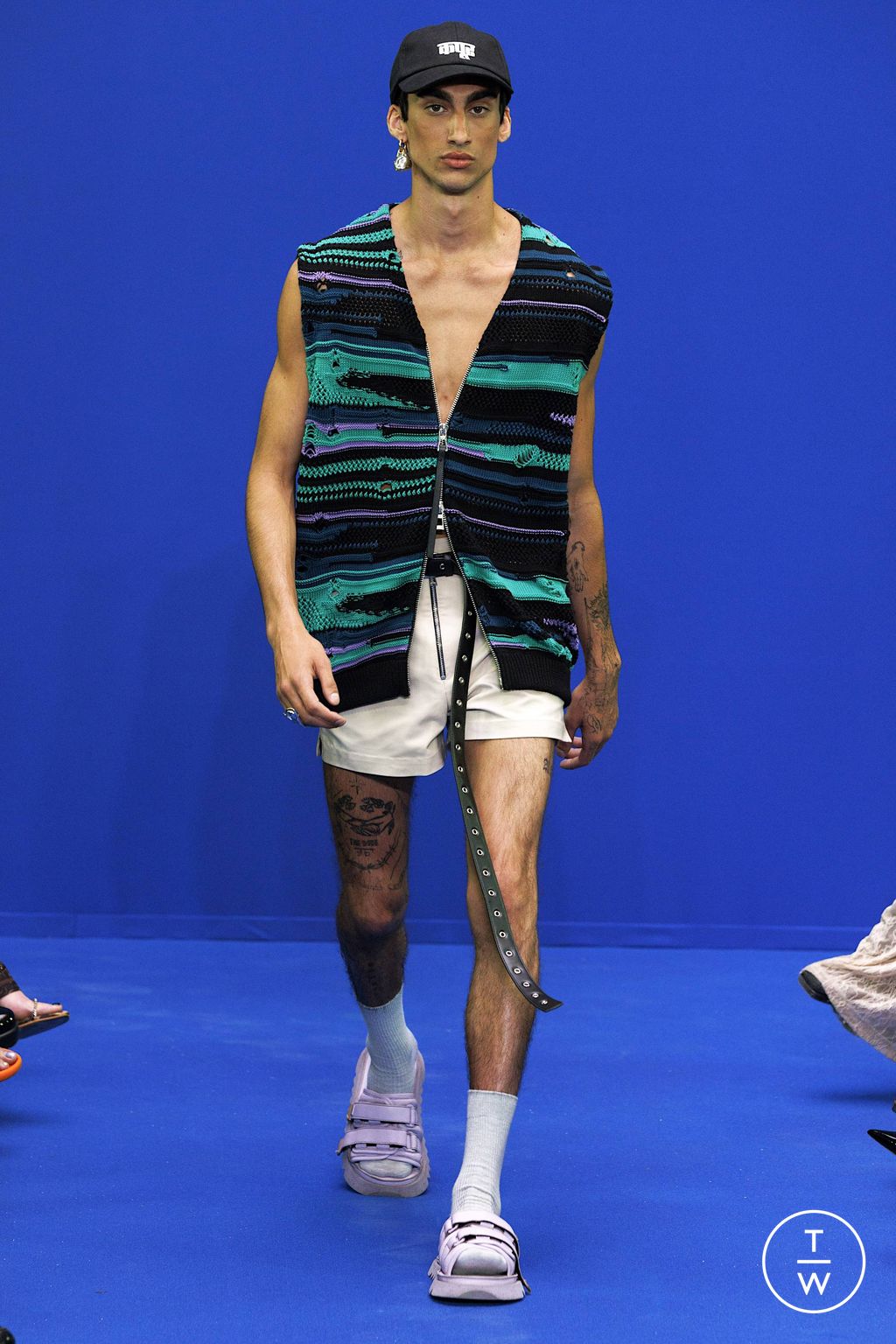 Fashion Week Milan Spring/Summer 2024 look 11 from the Dhruv-Kapoor collection menswear