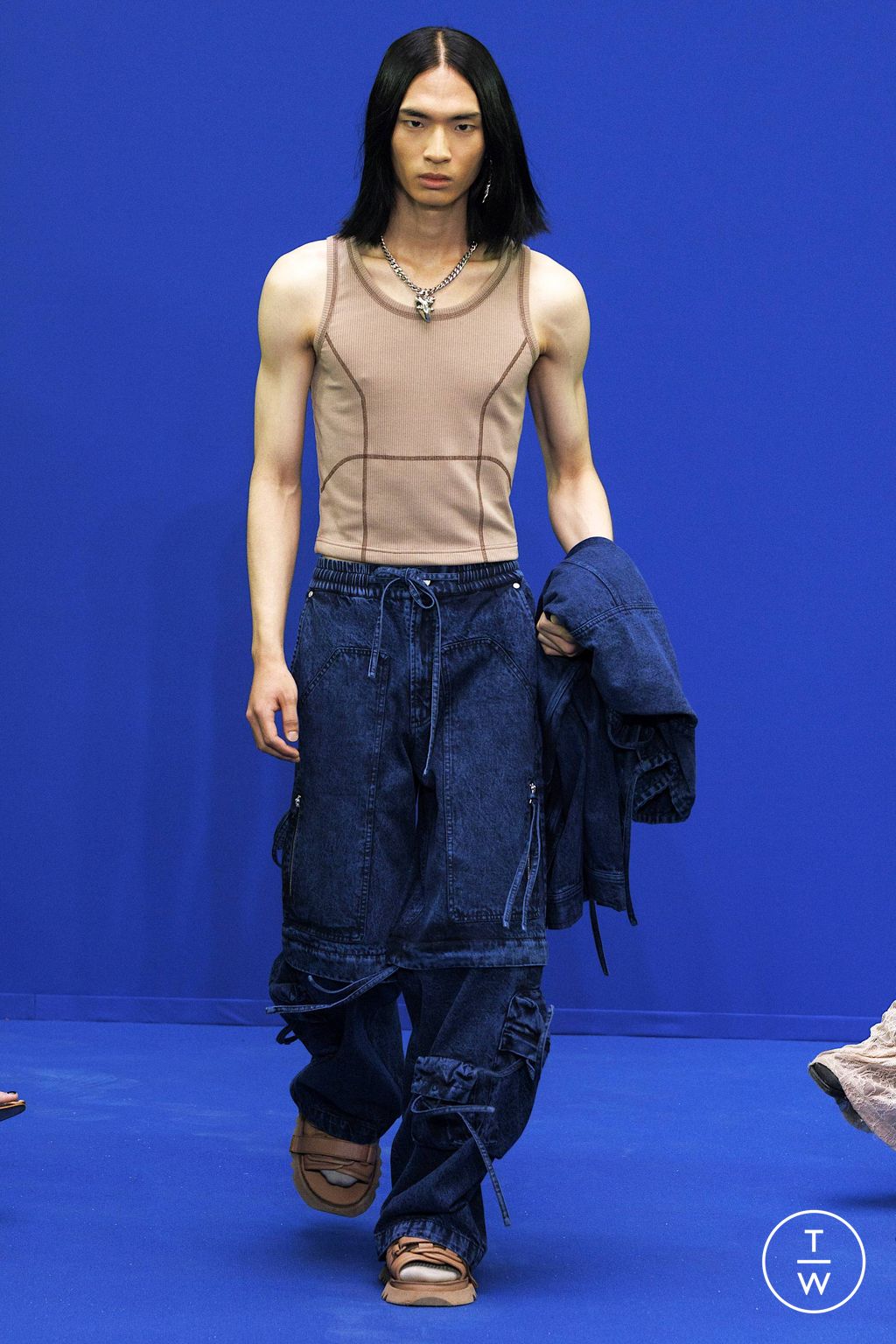 Fashion Week Milan Spring/Summer 2024 look 12 from the Dhruv-Kapoor collection 男装