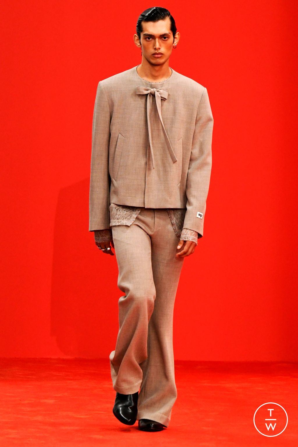 Fashion Week Milan Spring-Summer 2025 look 9 from the Dhruv-Kapoor collection menswear