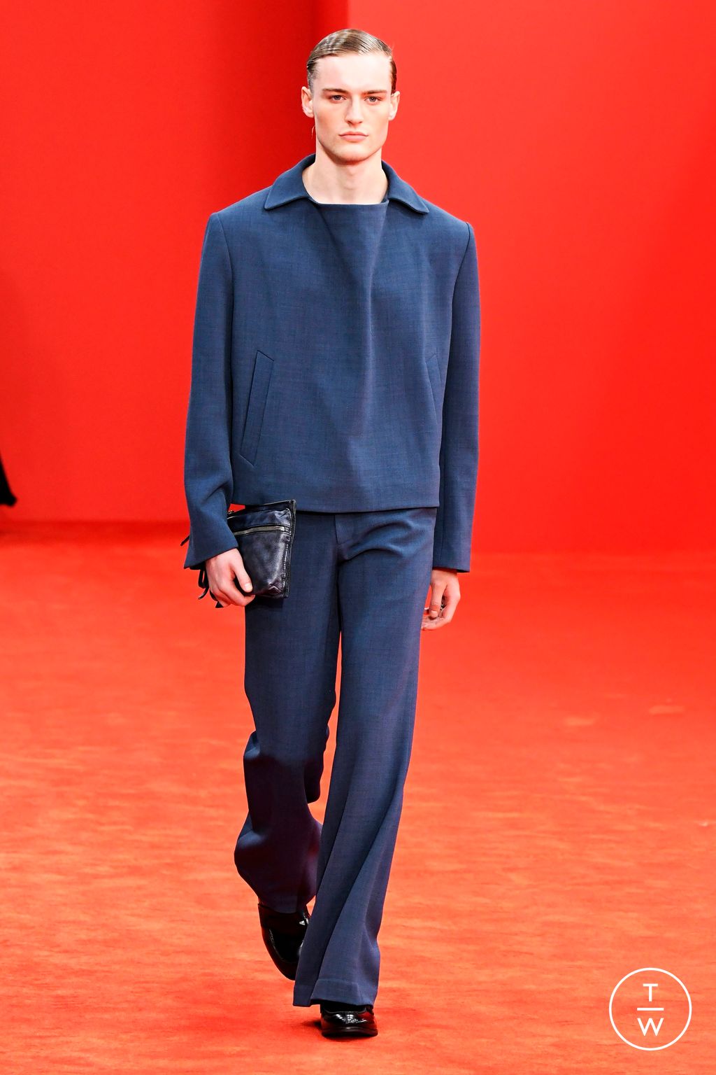 Fashion Week Milan Spring-Summer 2025 look 12 from the Dhruv-Kapoor collection 男装