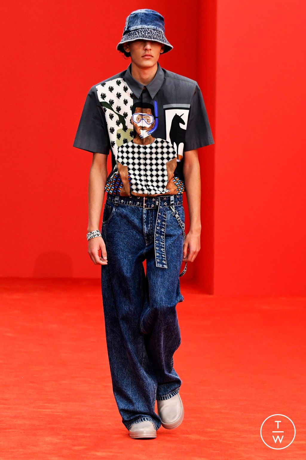 Fashion Week Milan Spring/Summer 2025 look 33 from the Dhruv Kapoor collection menswear