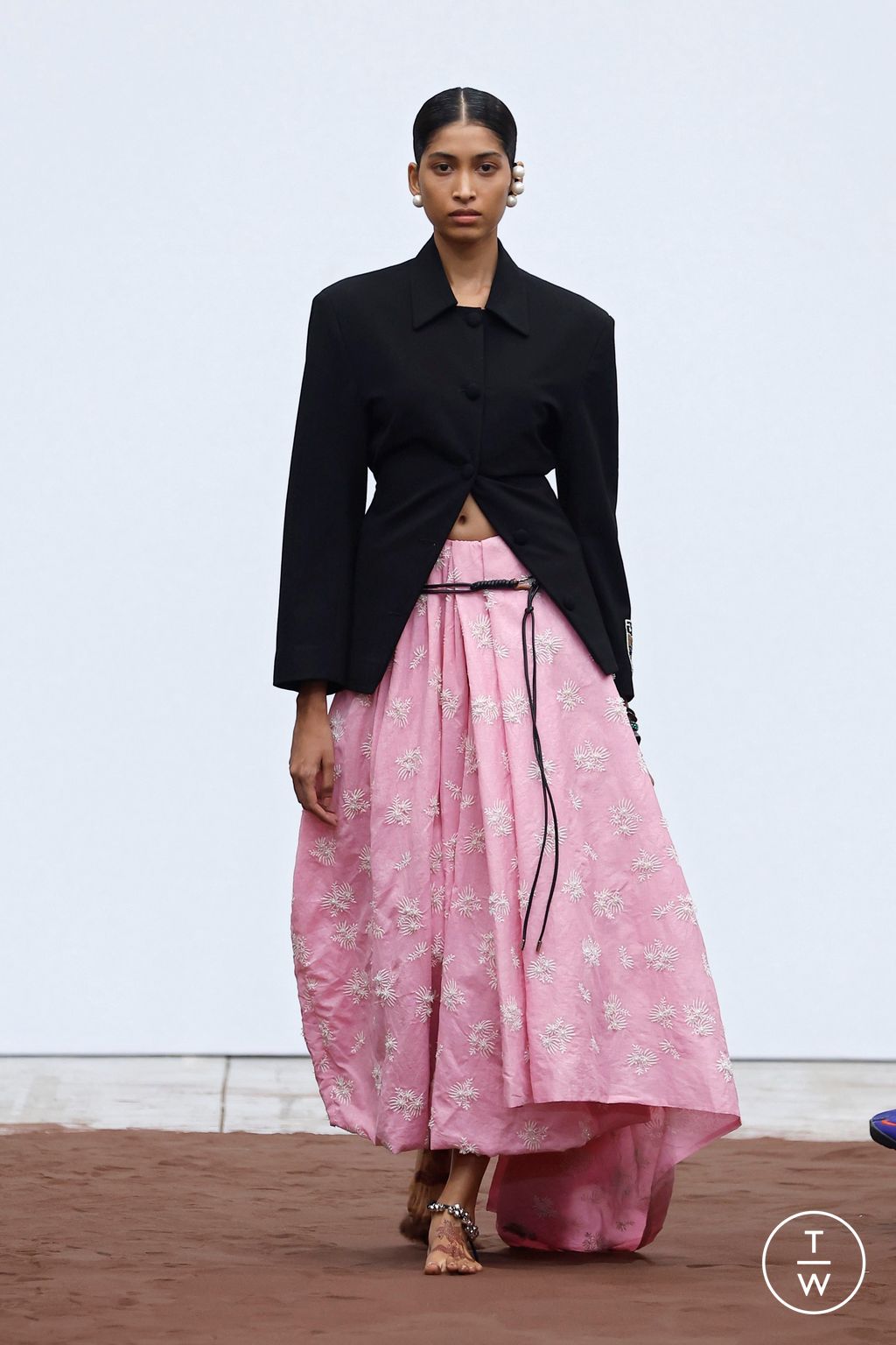 Fashion Week Milan Spring/Summer 2026 look 1 from the Dhruv Kapoor collection womenswear