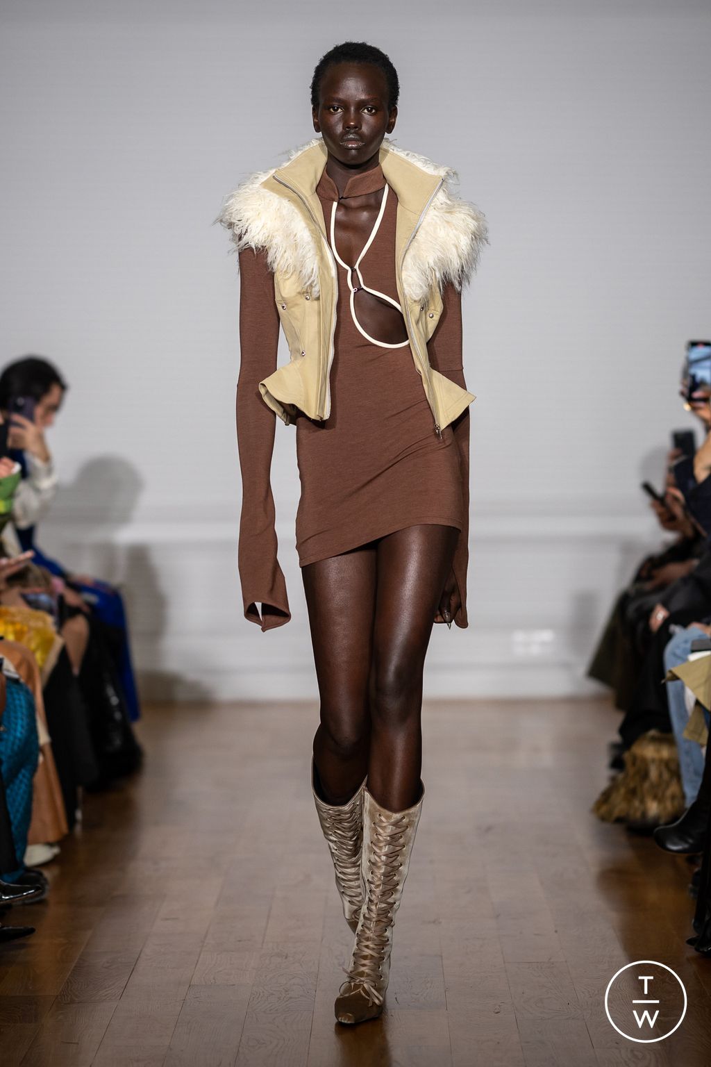 Fashion Week Paris Fall/Winter 2023 look 18 from the Didu collection womenswear