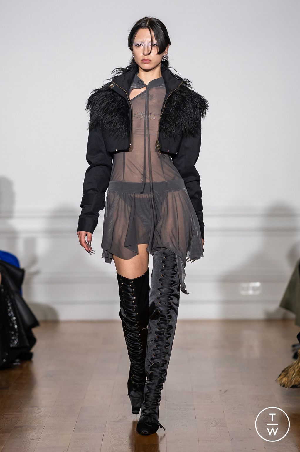 Fashion Week Paris Fall/Winter 2023 look 25 from the Didu collection womenswear