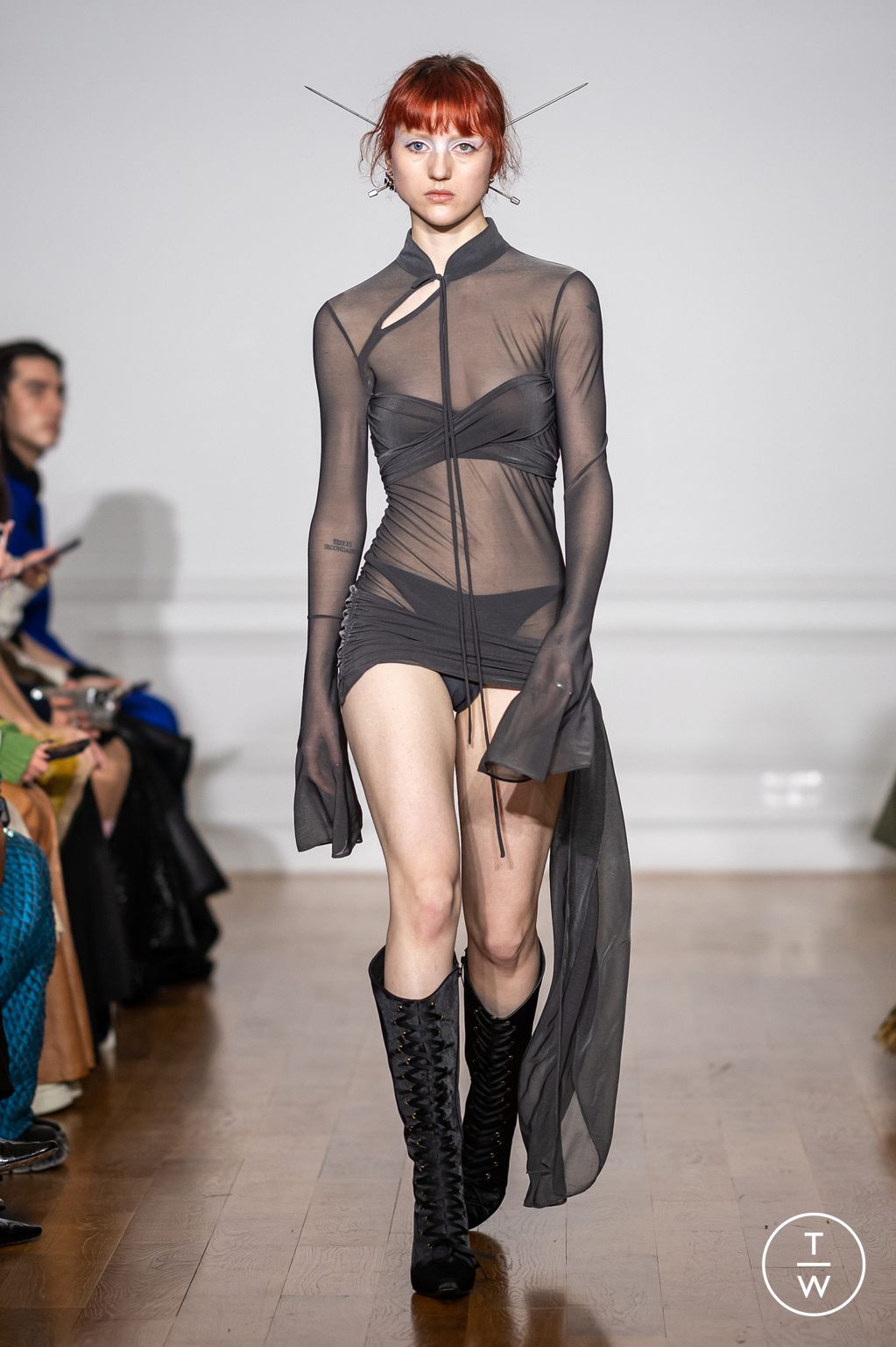 Fashion Week Paris Fall/Winter 2023 look 27 from the Didu collection womenswear