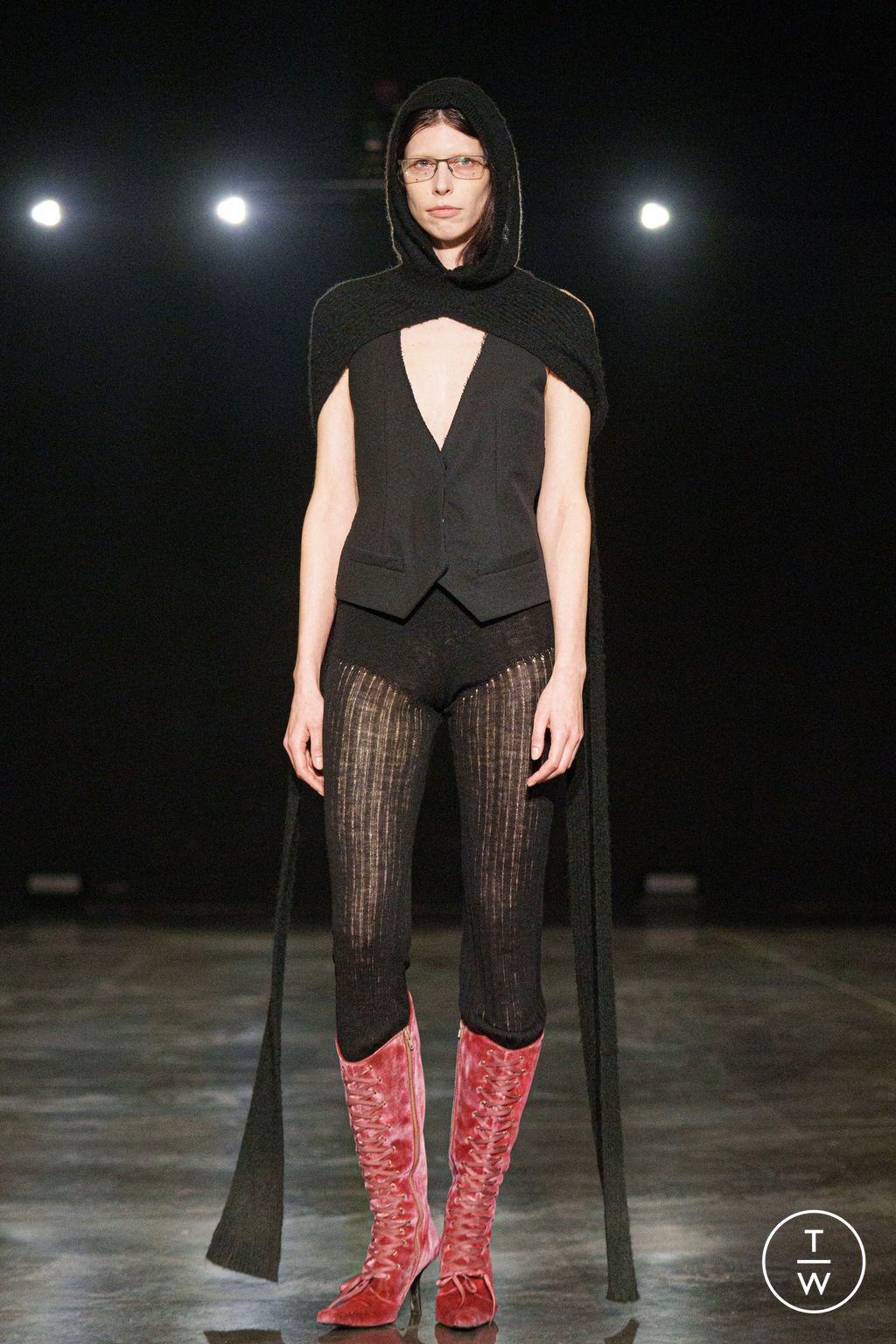 Fashion Week Paris Fall/Winter 2024 look 4 from the Didu collection 女装