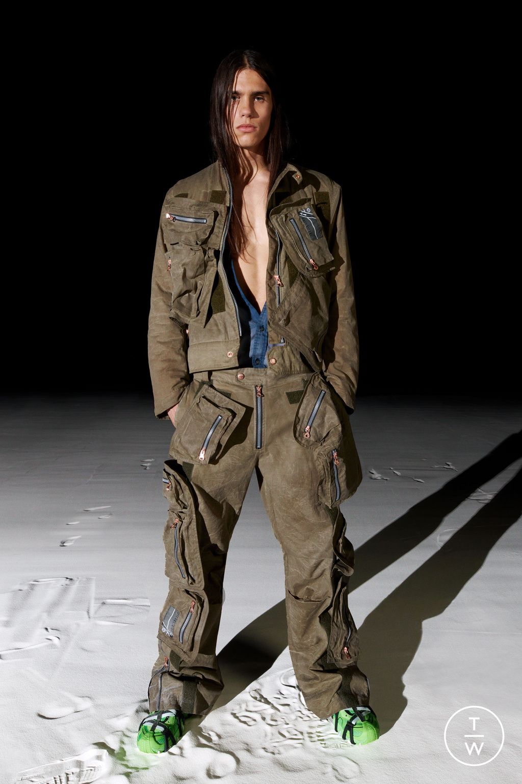 Fashion Week Milan Resort 2023 look 10 from the DIESEL collection 女装