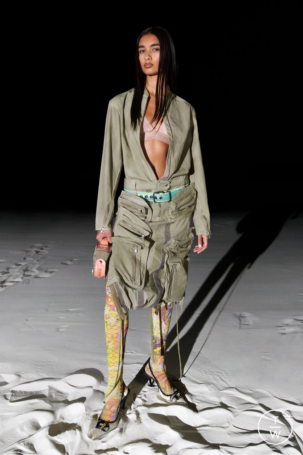Fashion Week Milan Resort 2023 look 11 from the DIESEL collection womenswear
