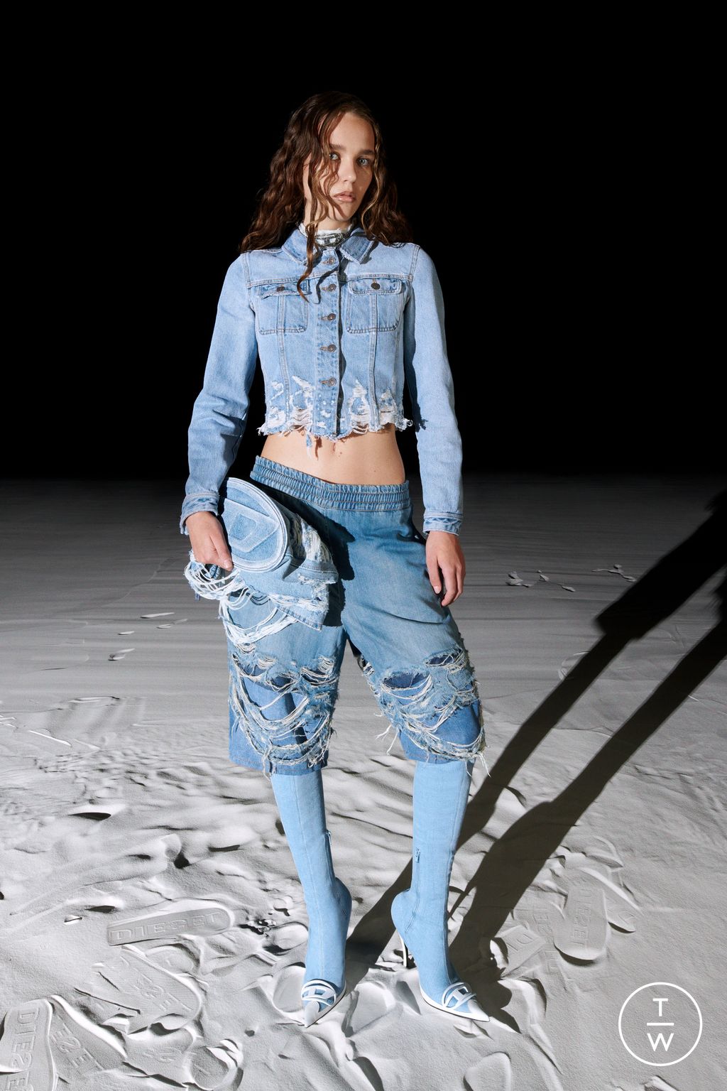 Fashion Week Milan Resort 2023 look 5 from the DIESEL collection womenswear