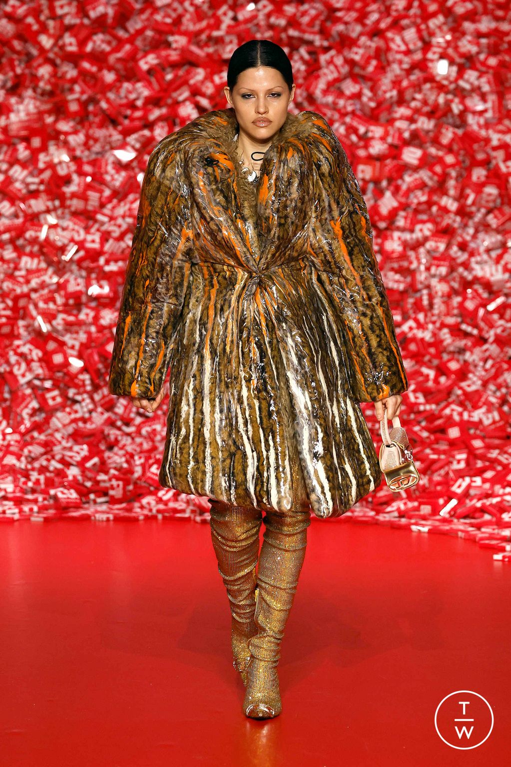 Fashion Week Milan Fall/Winter 2023 look 51 from the DIESEL collection 女装